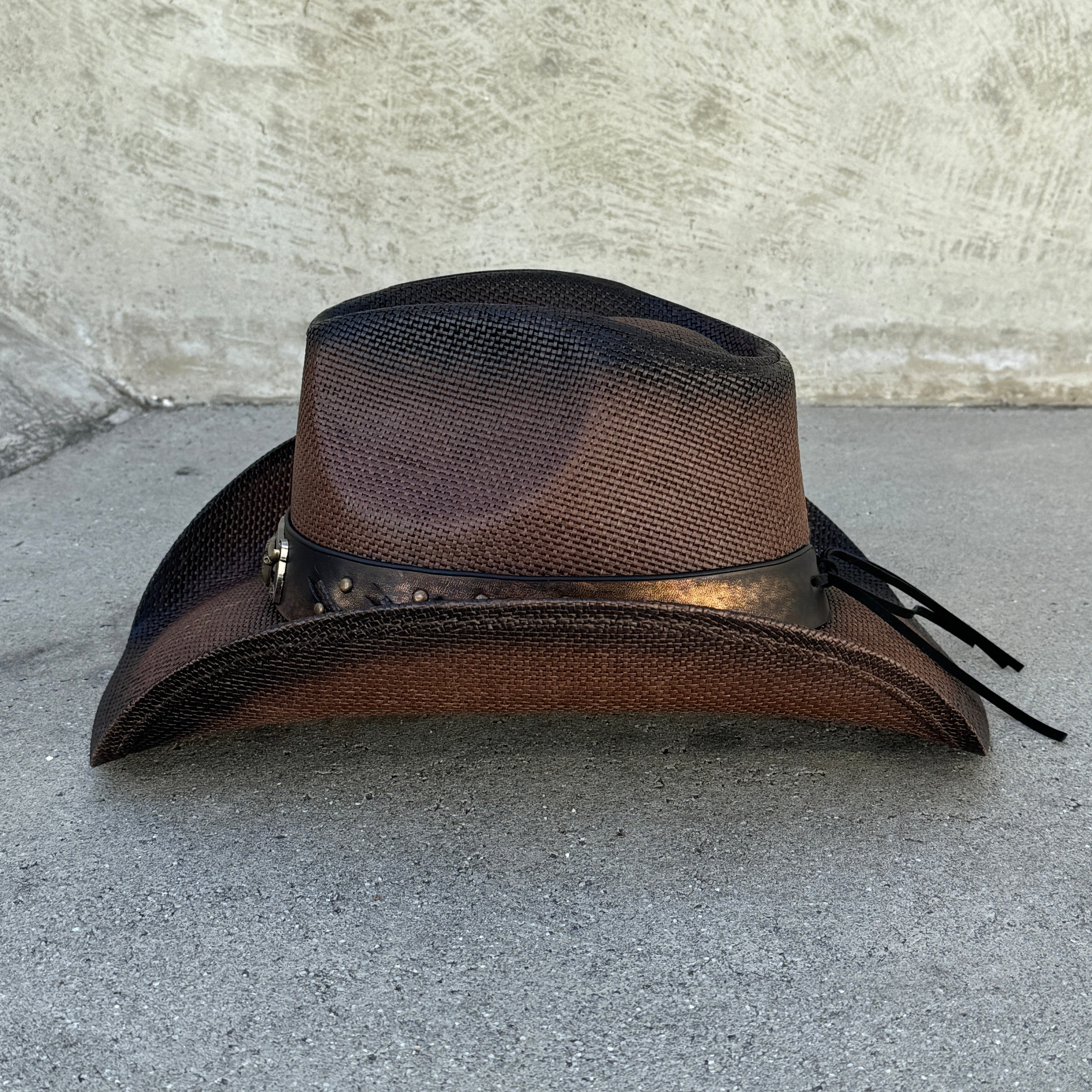 Toro Brown - Bull Trim Cowboy Hat