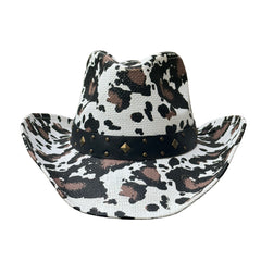 Buckaroo - Bold Cow Print Cowboy Hat
