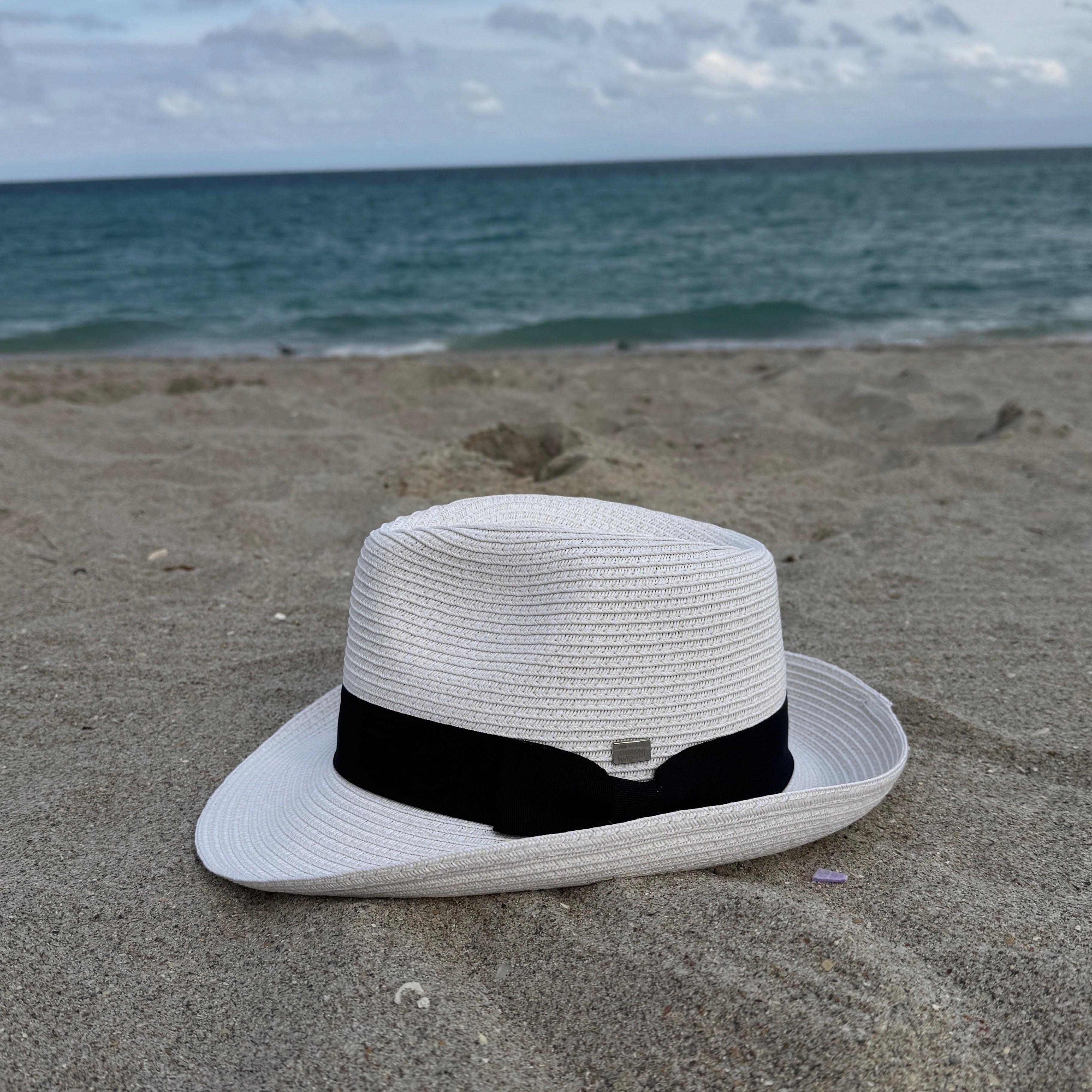 Straw Fedora Medium Brim