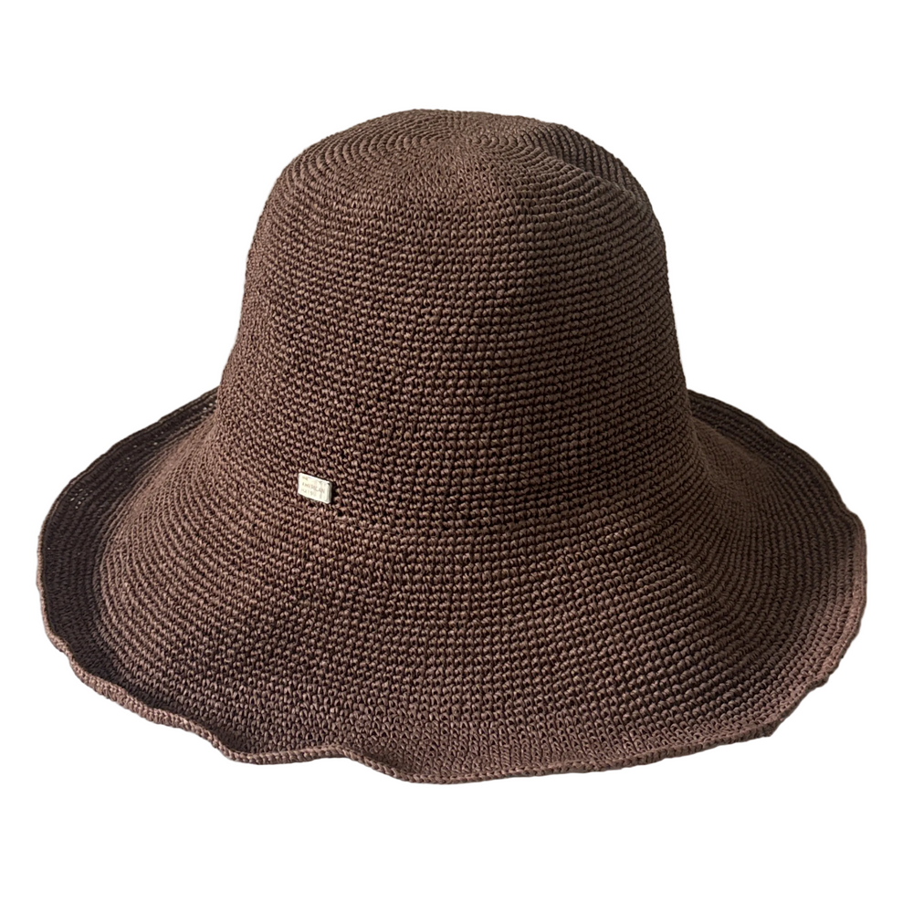 Valentina - Straw Crochet Bucket Hat