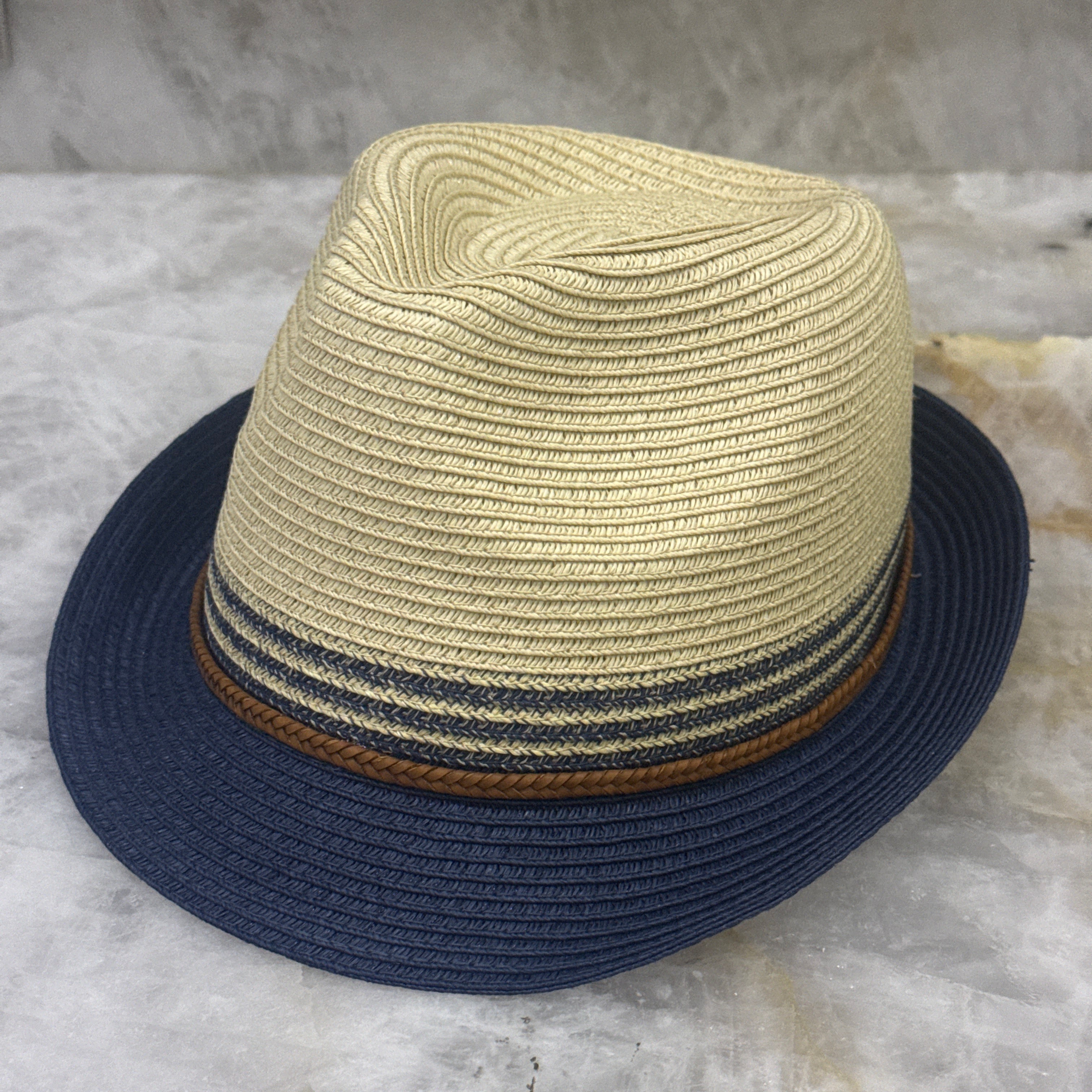 Newport – Two Tone Summer Fedora Hat