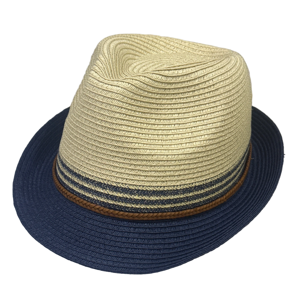 Newport – Two Tone Summer Fedora Hat