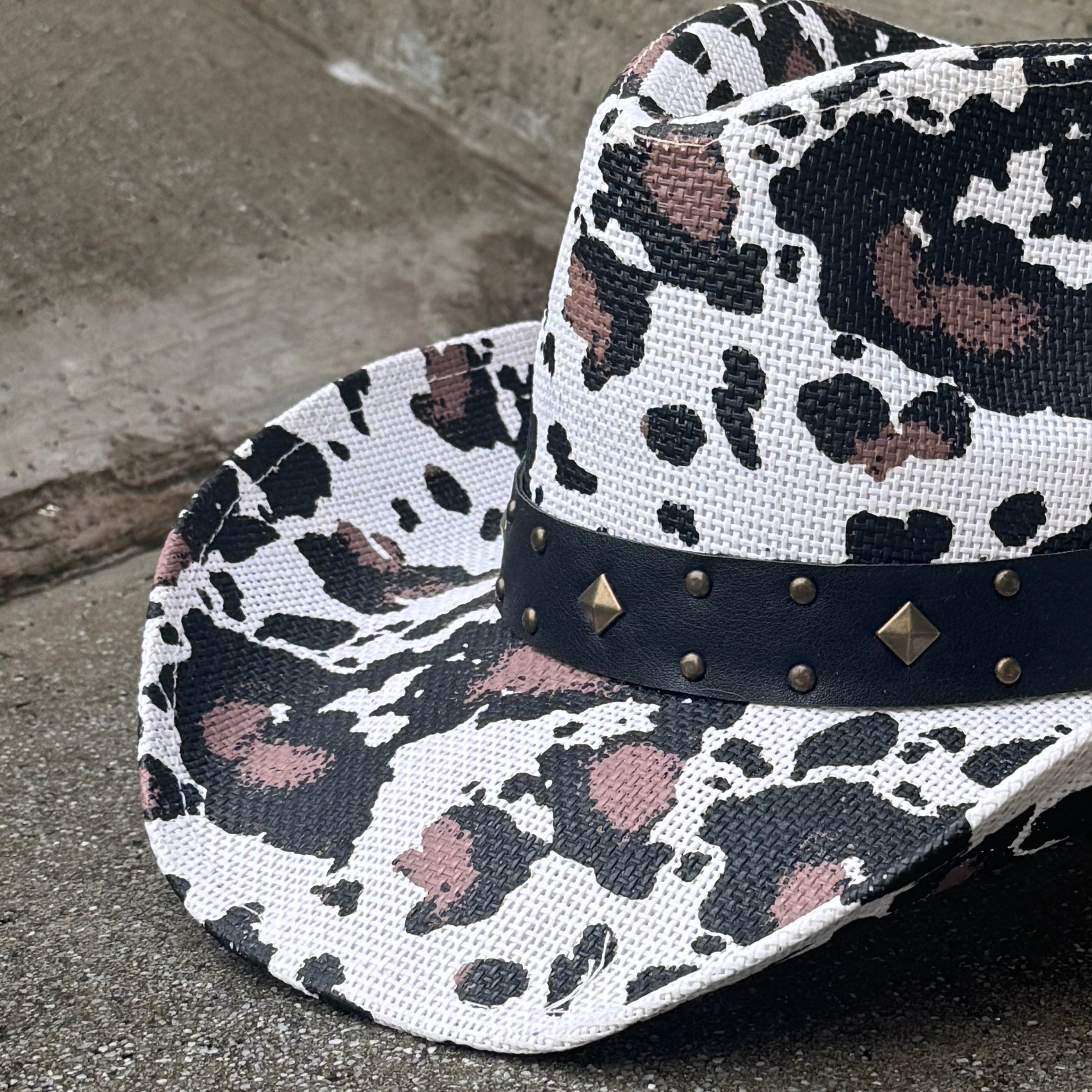 Buckaroo - Bold Cow Print Cowboy Hat