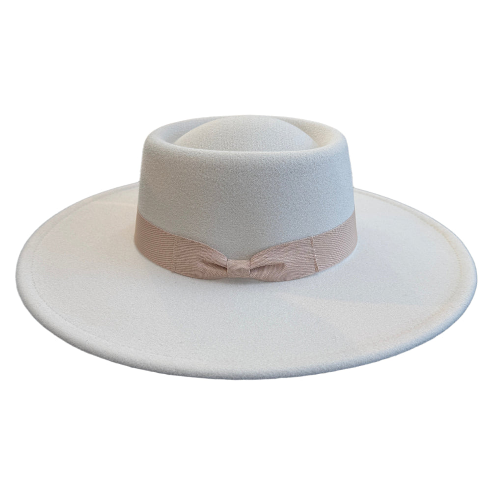 Atlas - Vegan Felt Boater Hat