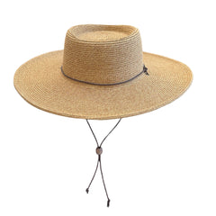 Paloma - Boater Hat with Chin Cord