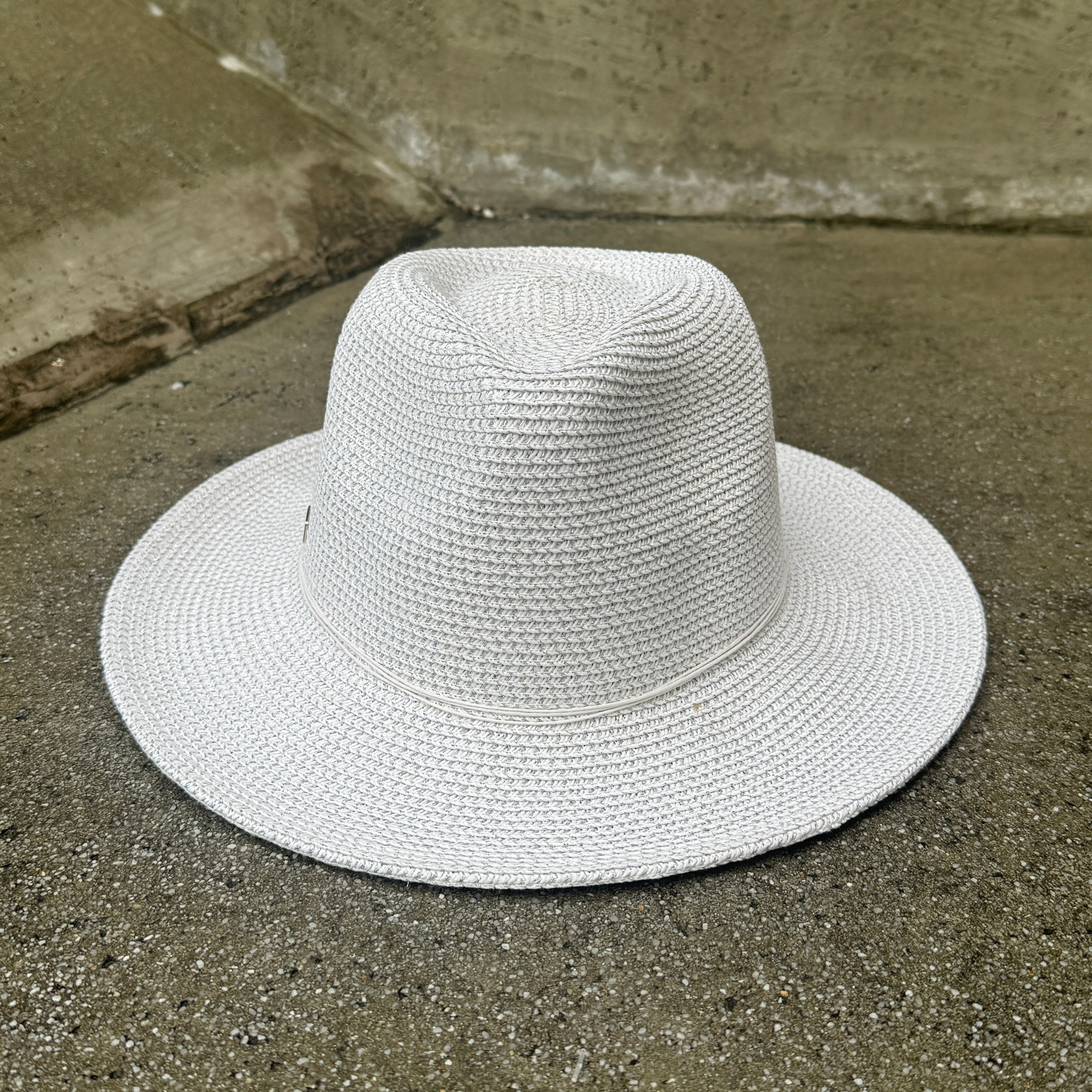 Celine - Shiny Panama-Style Safari Hat