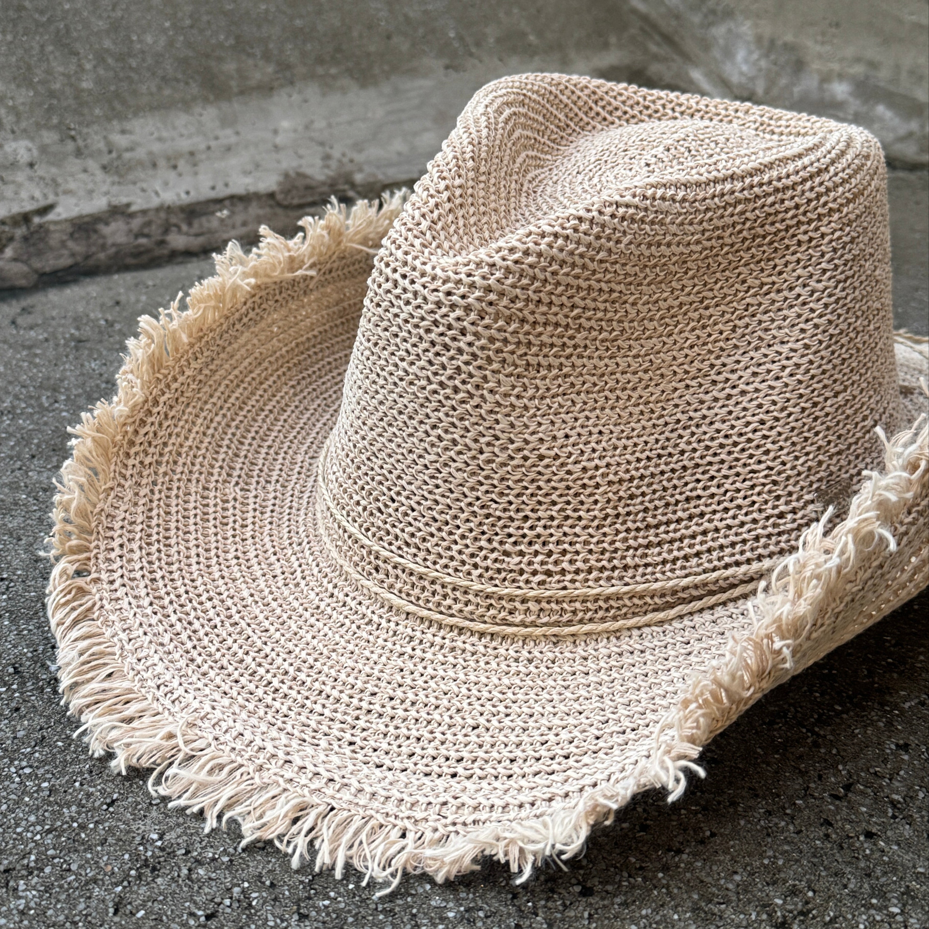 Noa - Frayed Edge Boho Cowboy Hat