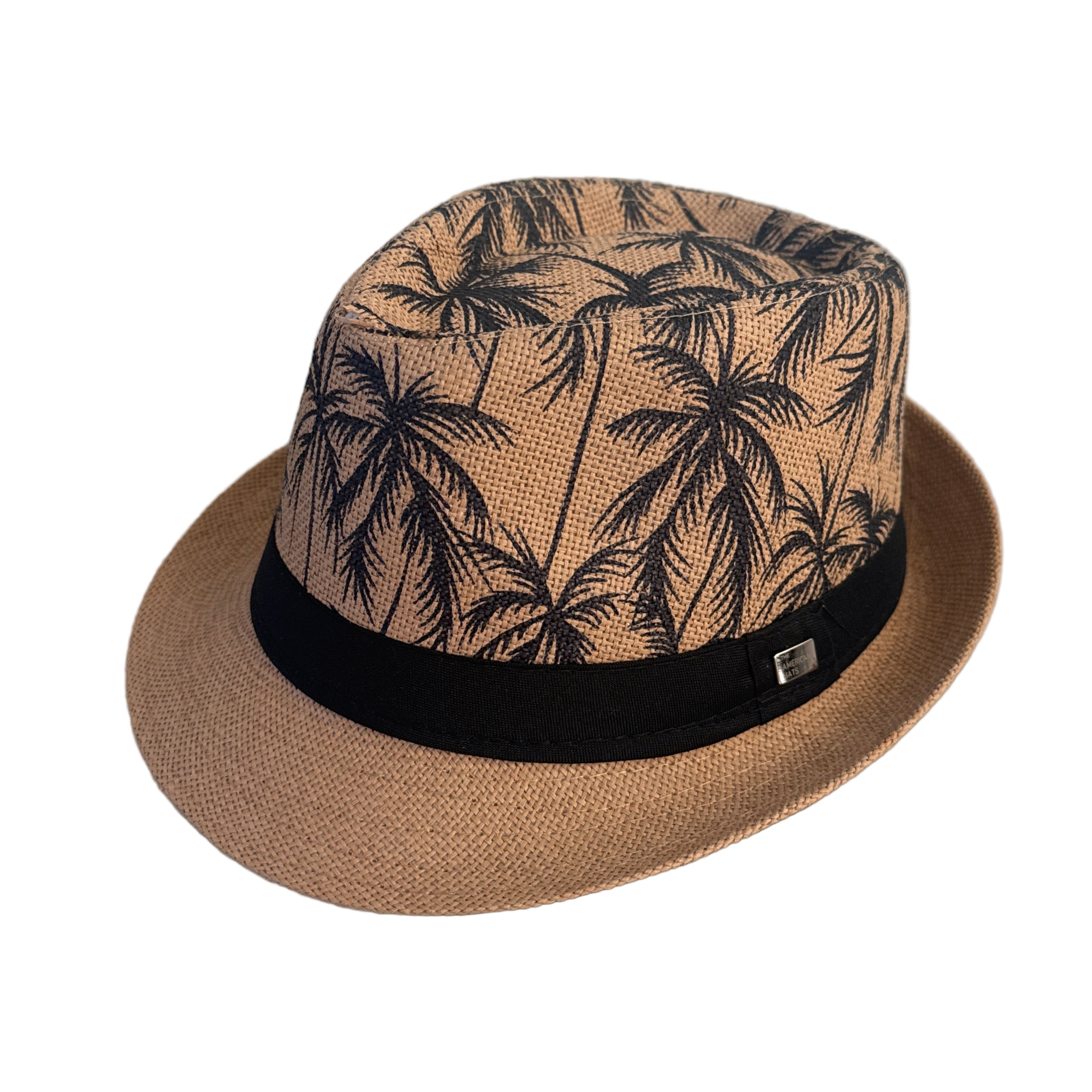 Palmarejo - Palm Print Fedora Hat