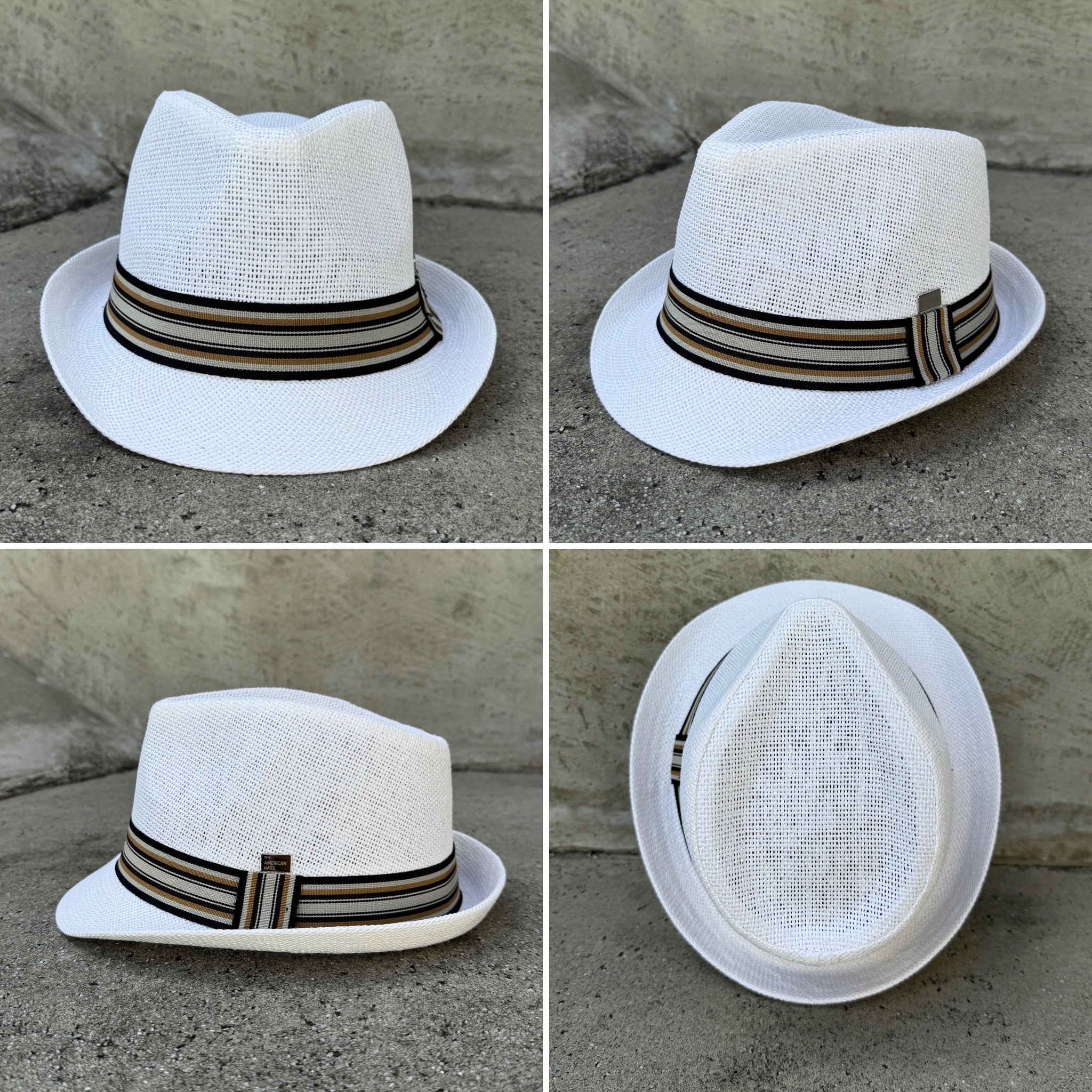 Emiliano - Kids' Striped Fedora