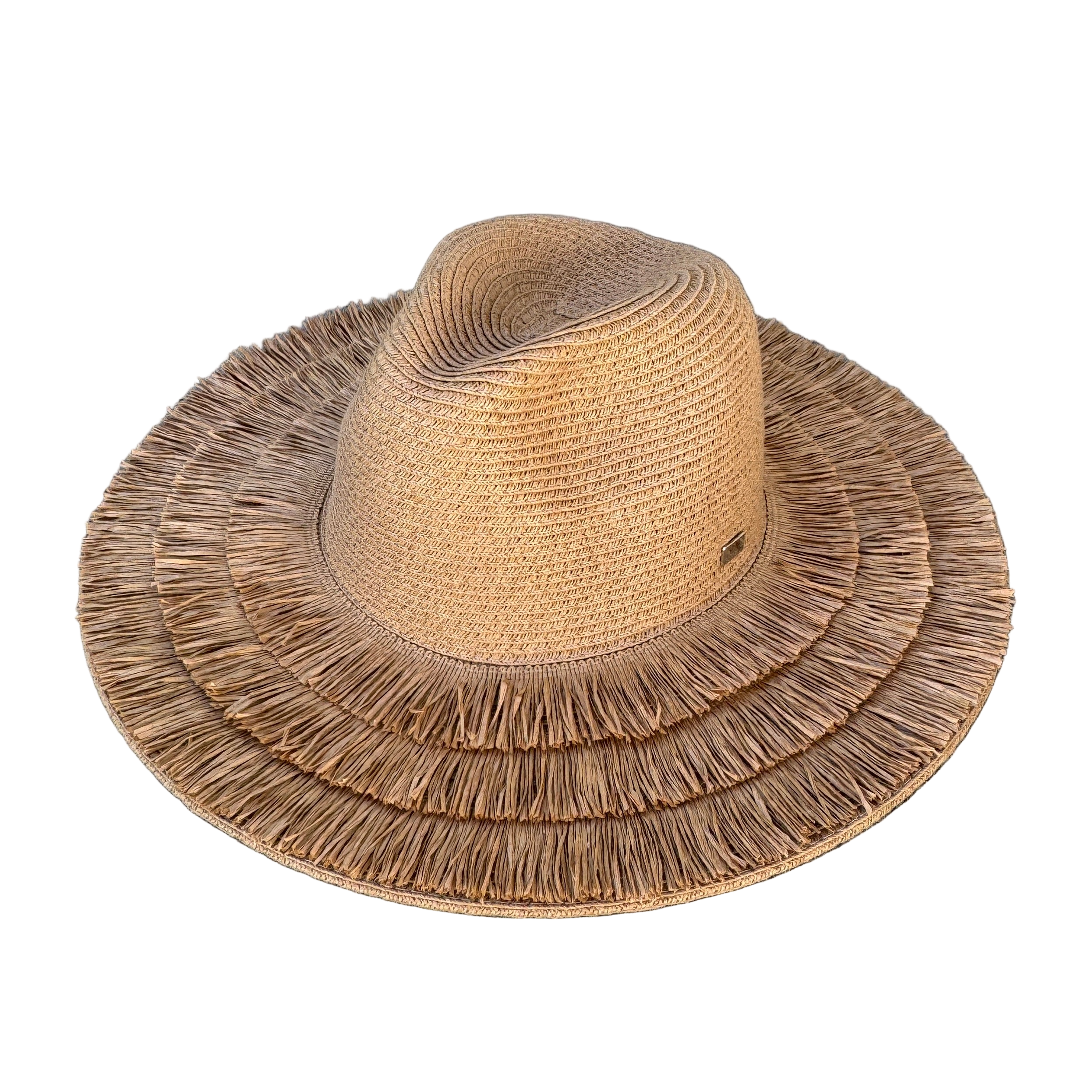 Sofía - Frayed Wide Brim Hat