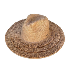 Sofía - Frayed Wide Brim Hat