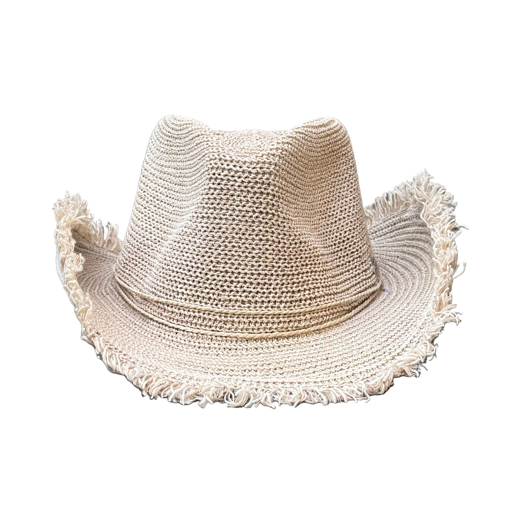Noa - Frayed Edge Boho Cowboy Hat