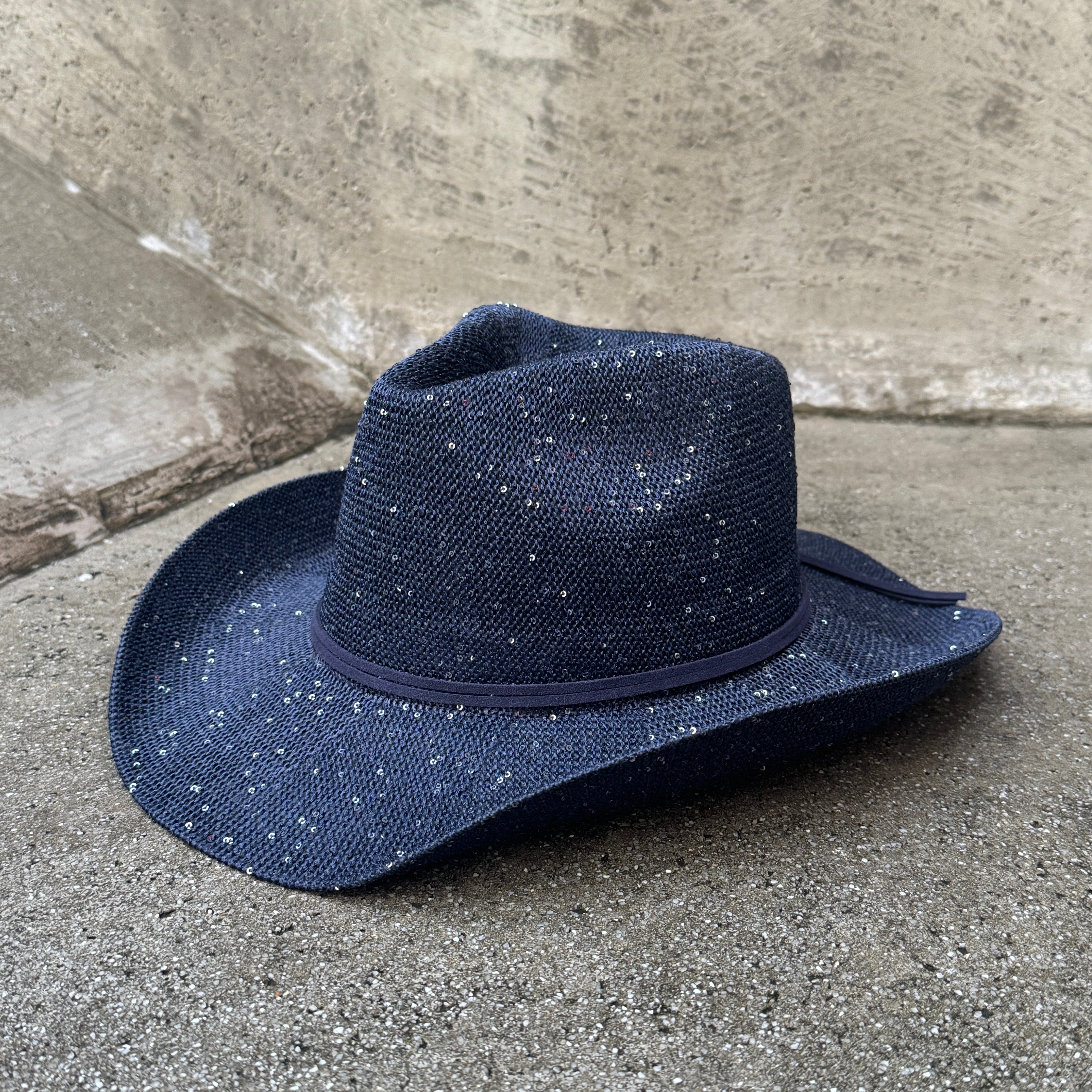 Stella Blue - Sequin Cowboy Hat