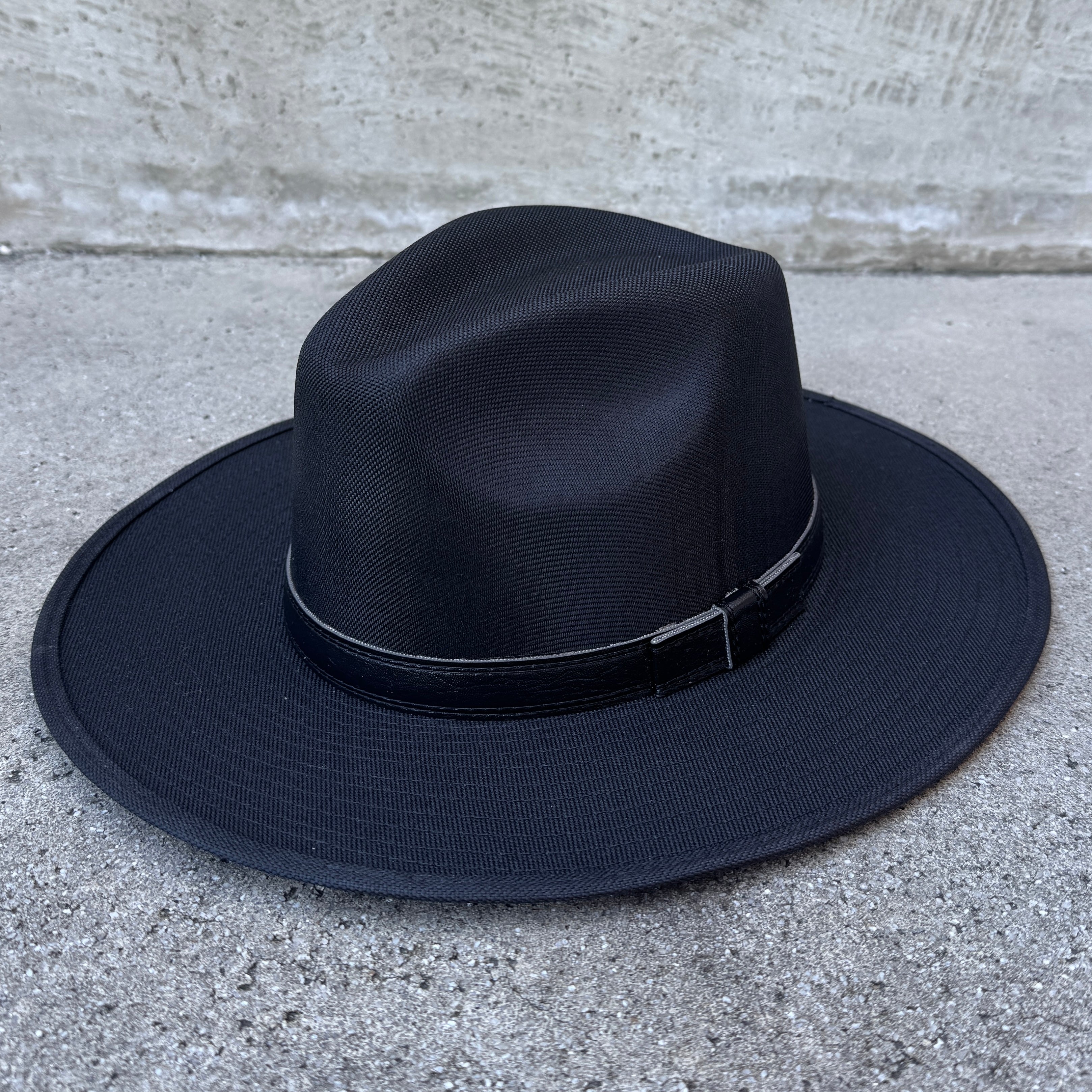 Candela Linen - Structured Red Bottom Fedora