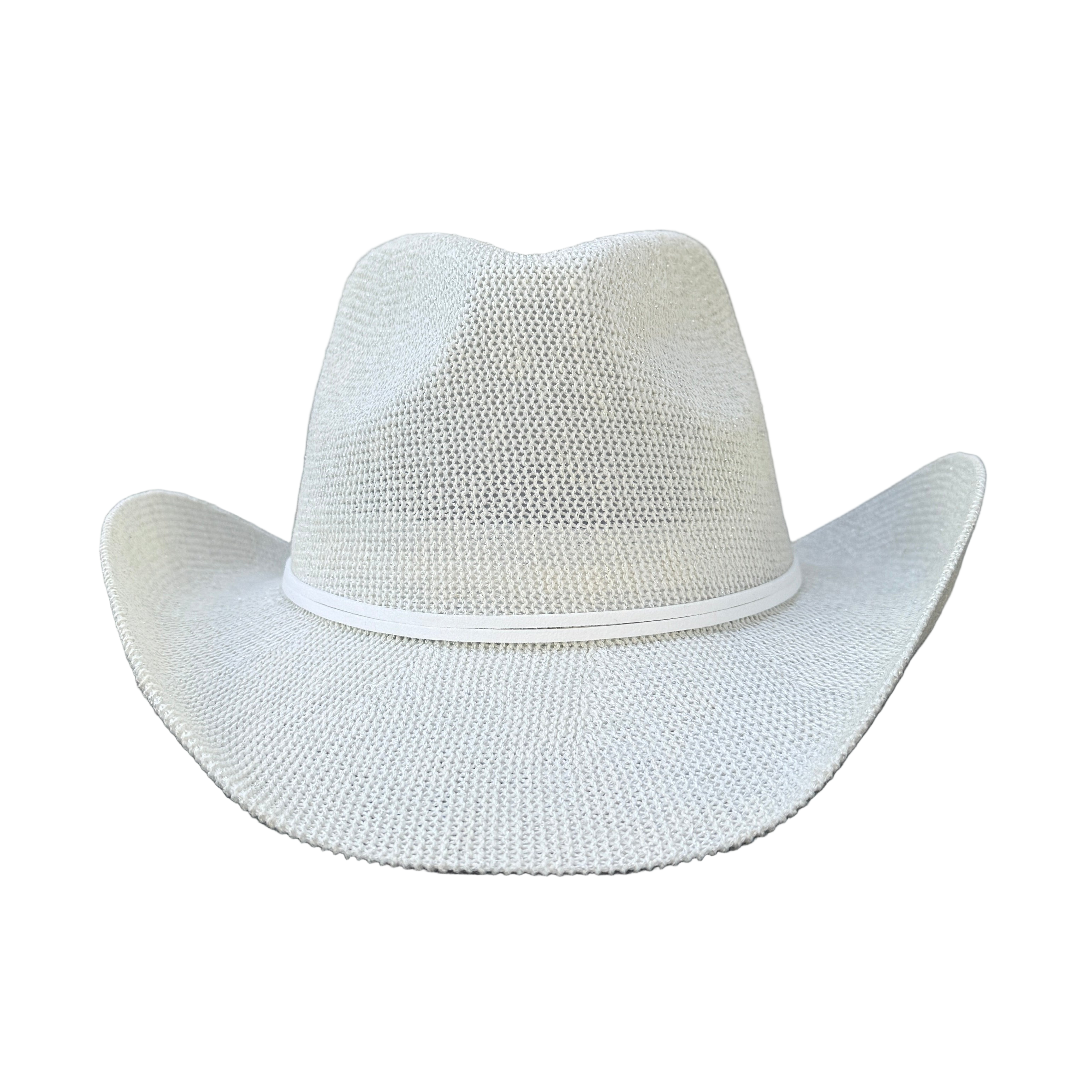 Stella White - Sequin Cowboy Hat