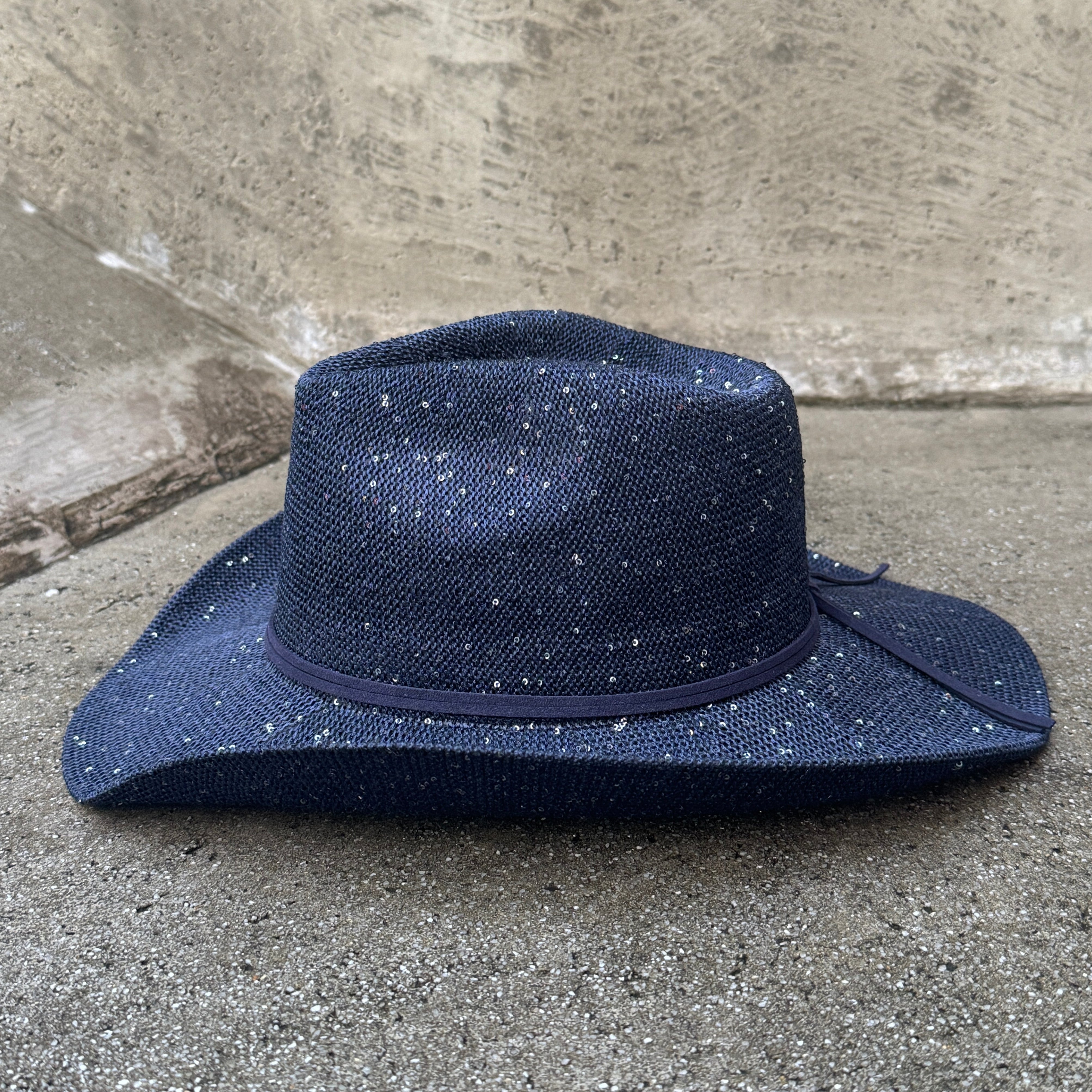 Stella Blue - Sequin Cowboy Hat