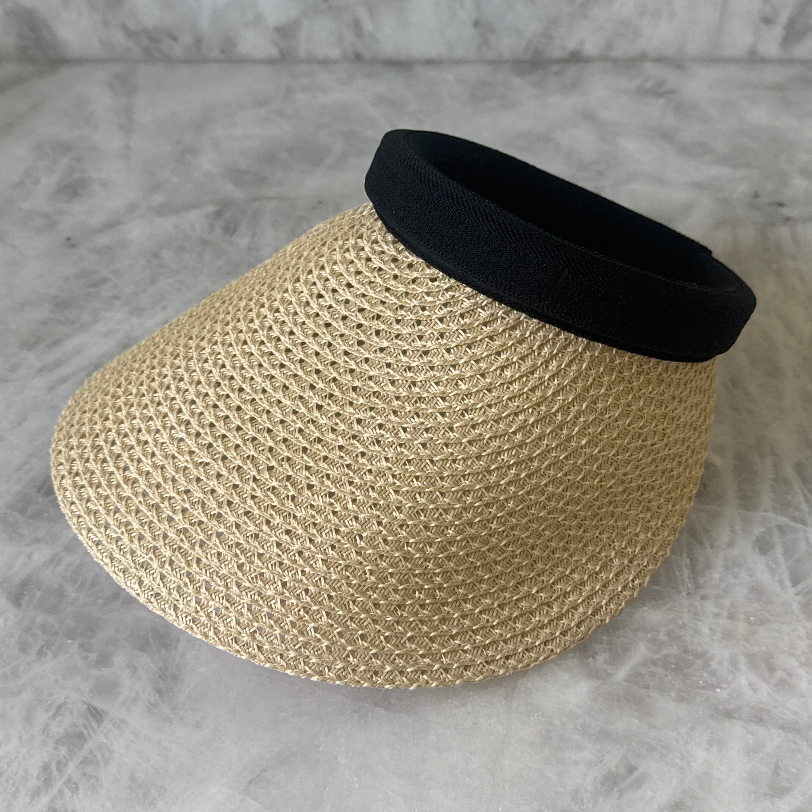 Sofia - Wide Brim Clip-On Visor