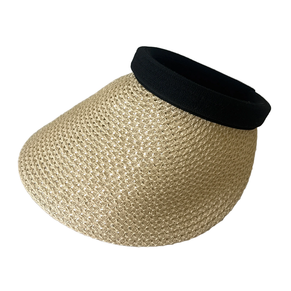 Sofia - Wide Brim Clip-On Visor