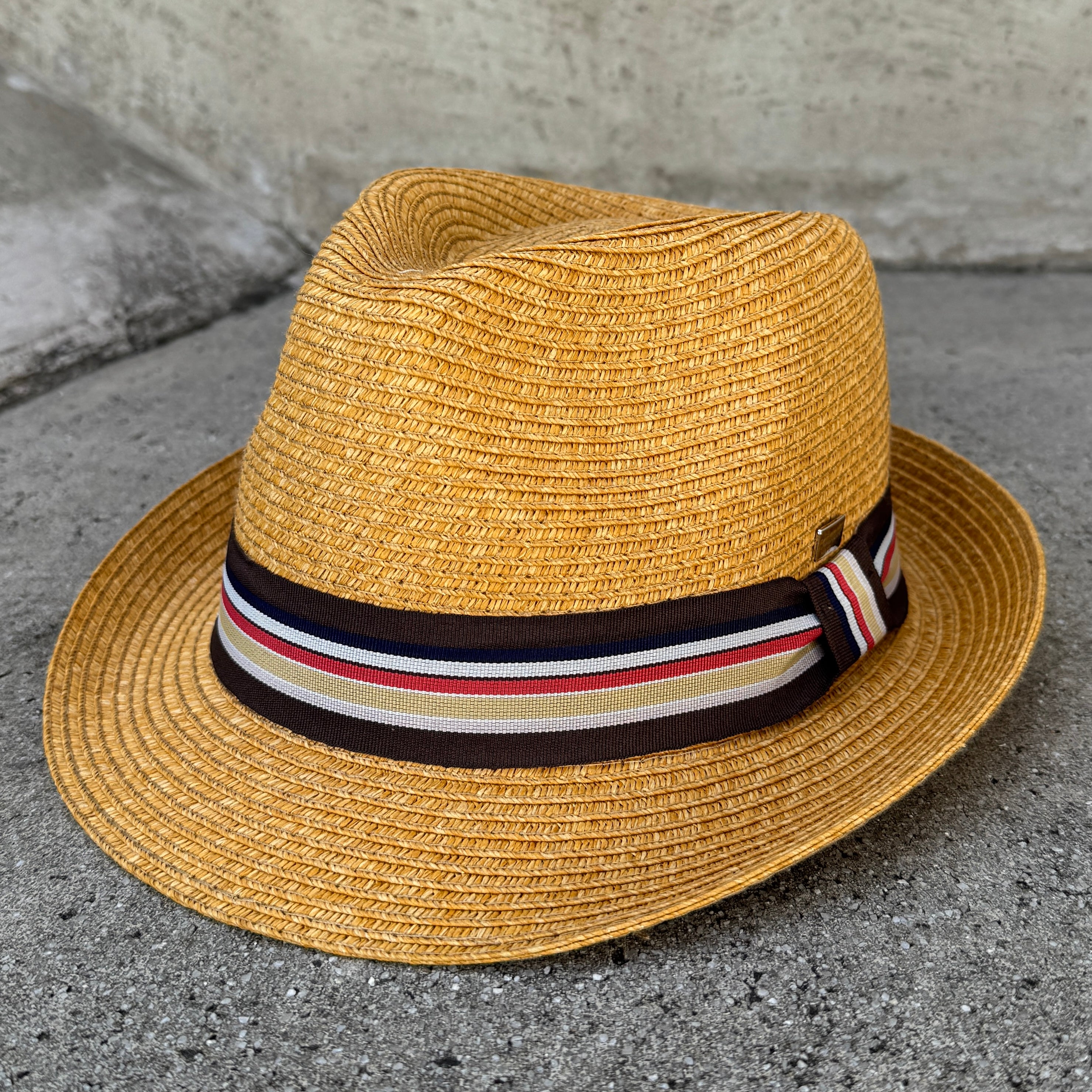 Gabo - Foldable Stiped Fedora