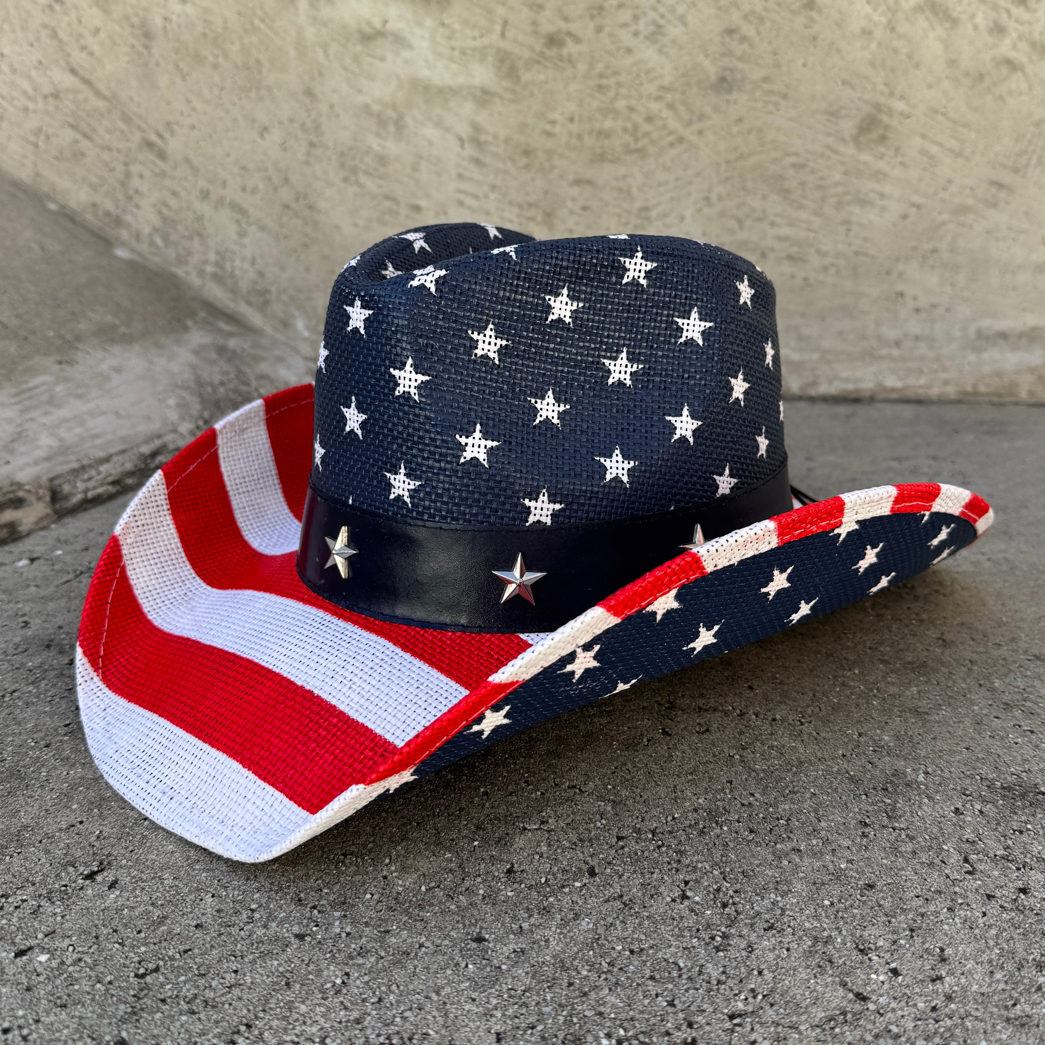Star Rider - The Patriotic Cowboy Hat