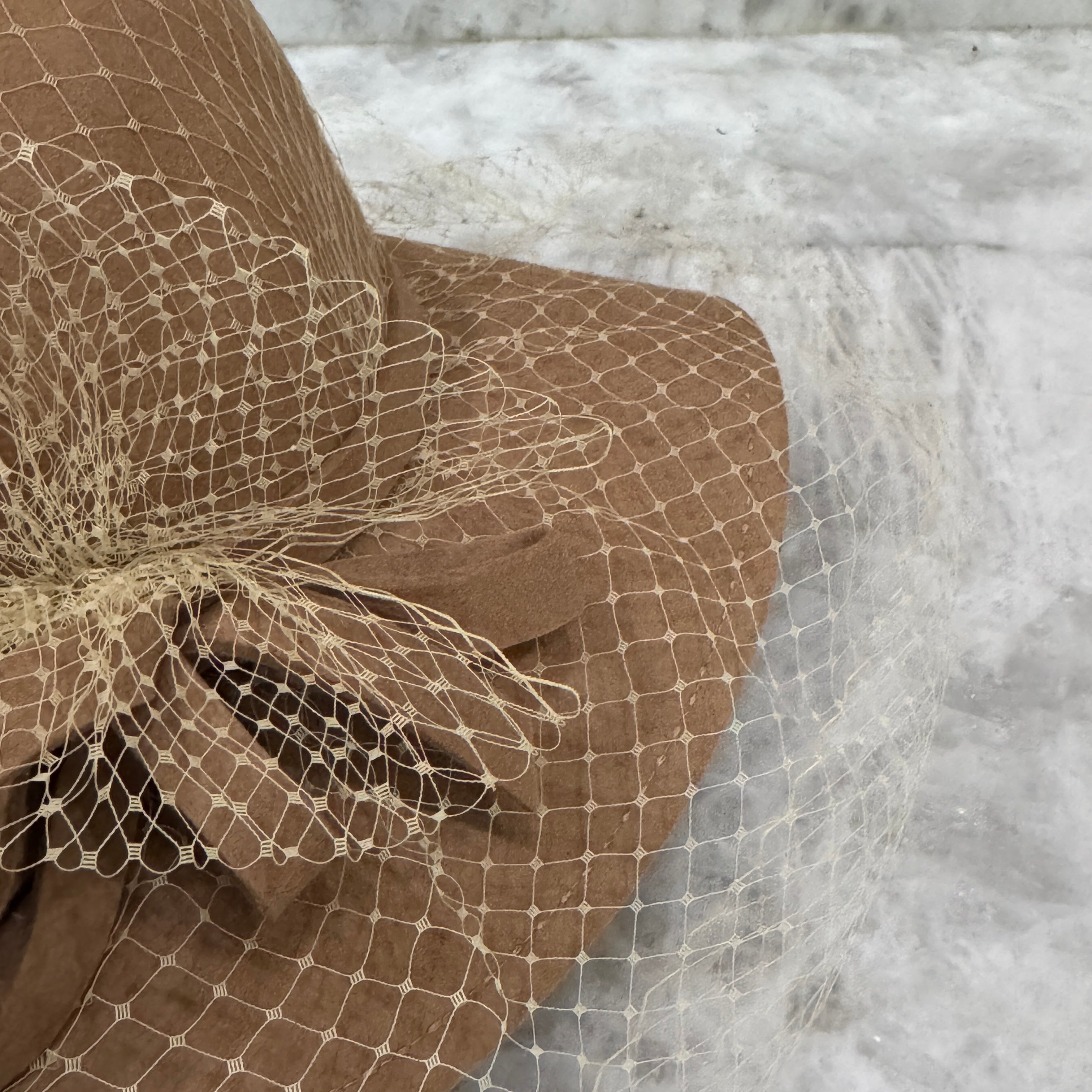 Marina - Wool Floppy Hat with Mesh