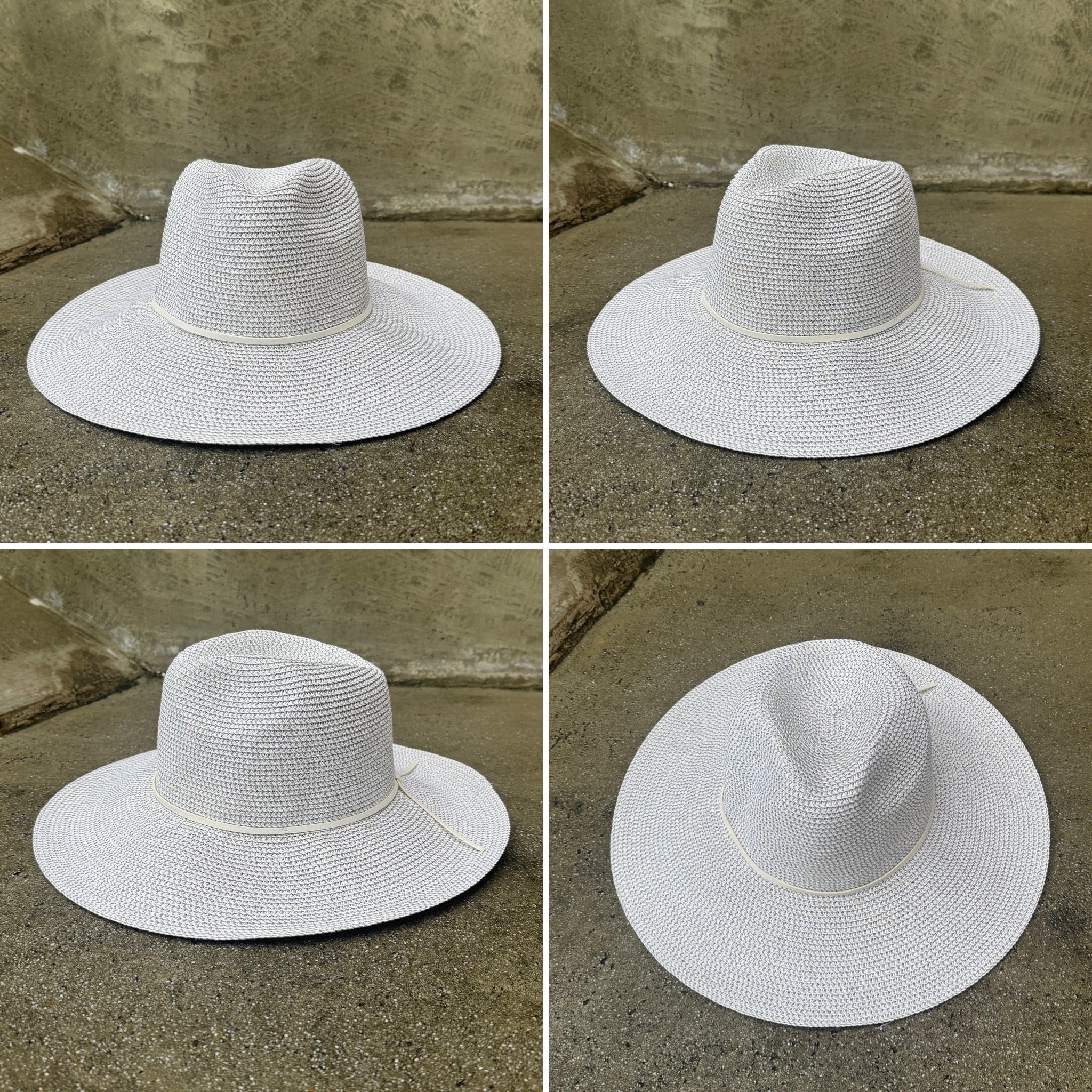 Glitterflare - Wide Brim Hat with Bold Shine