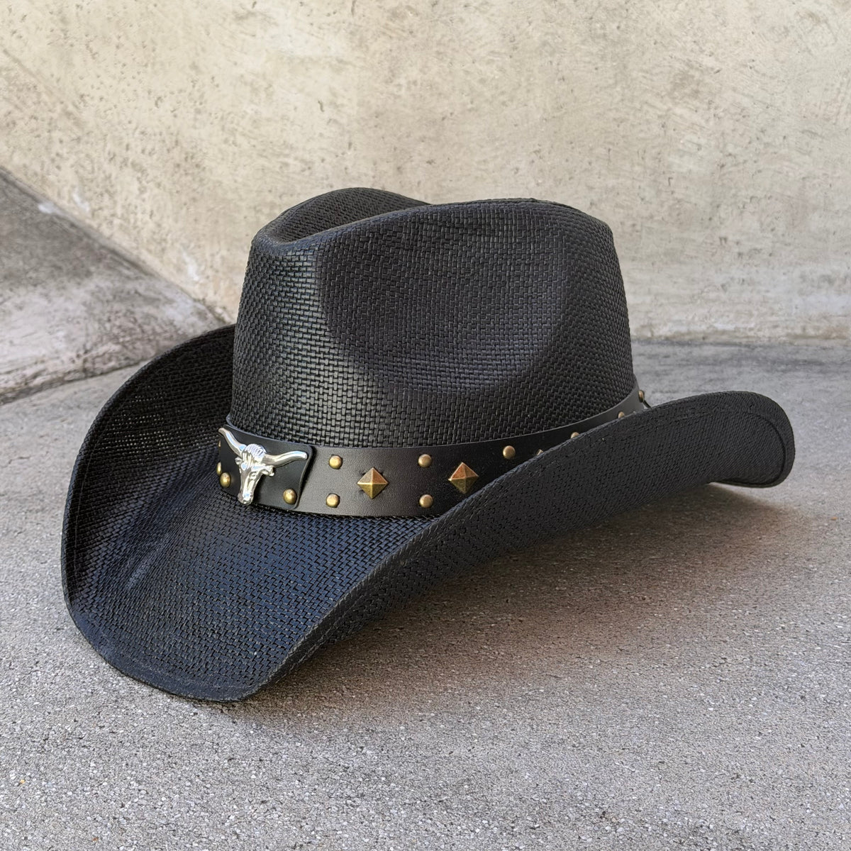 Toro Black - Bull Trim Cowboy Hat — product image