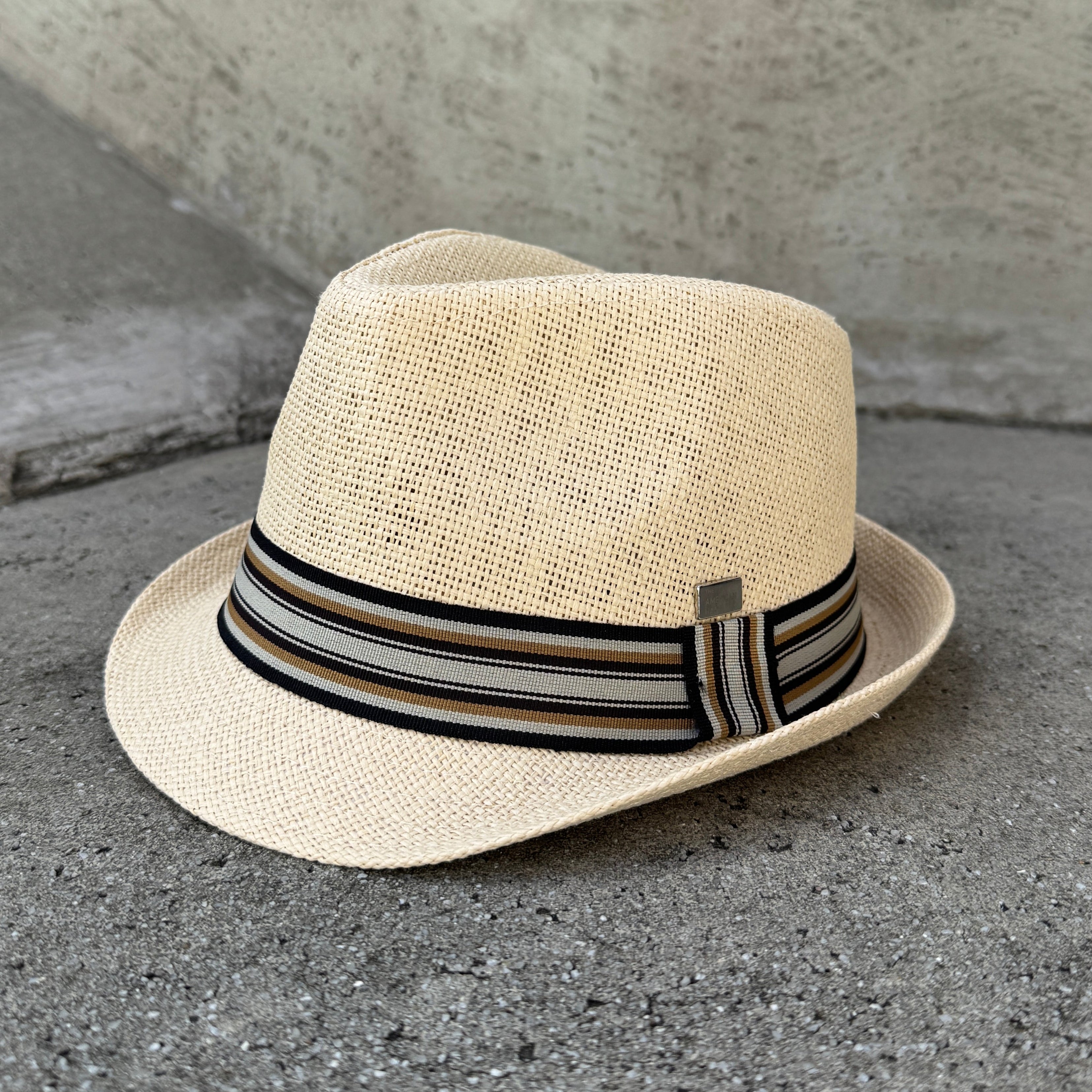 Emiliano - Kids' Striped Fedora