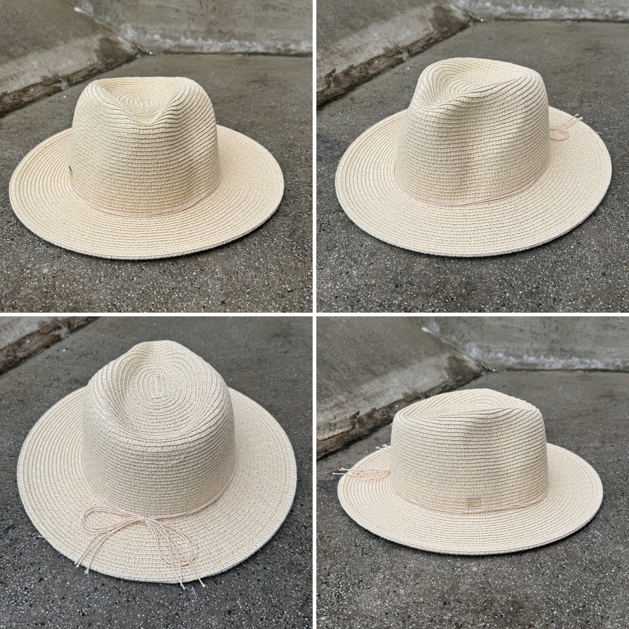 Celine - Shiny Panama-Style Safari Hat