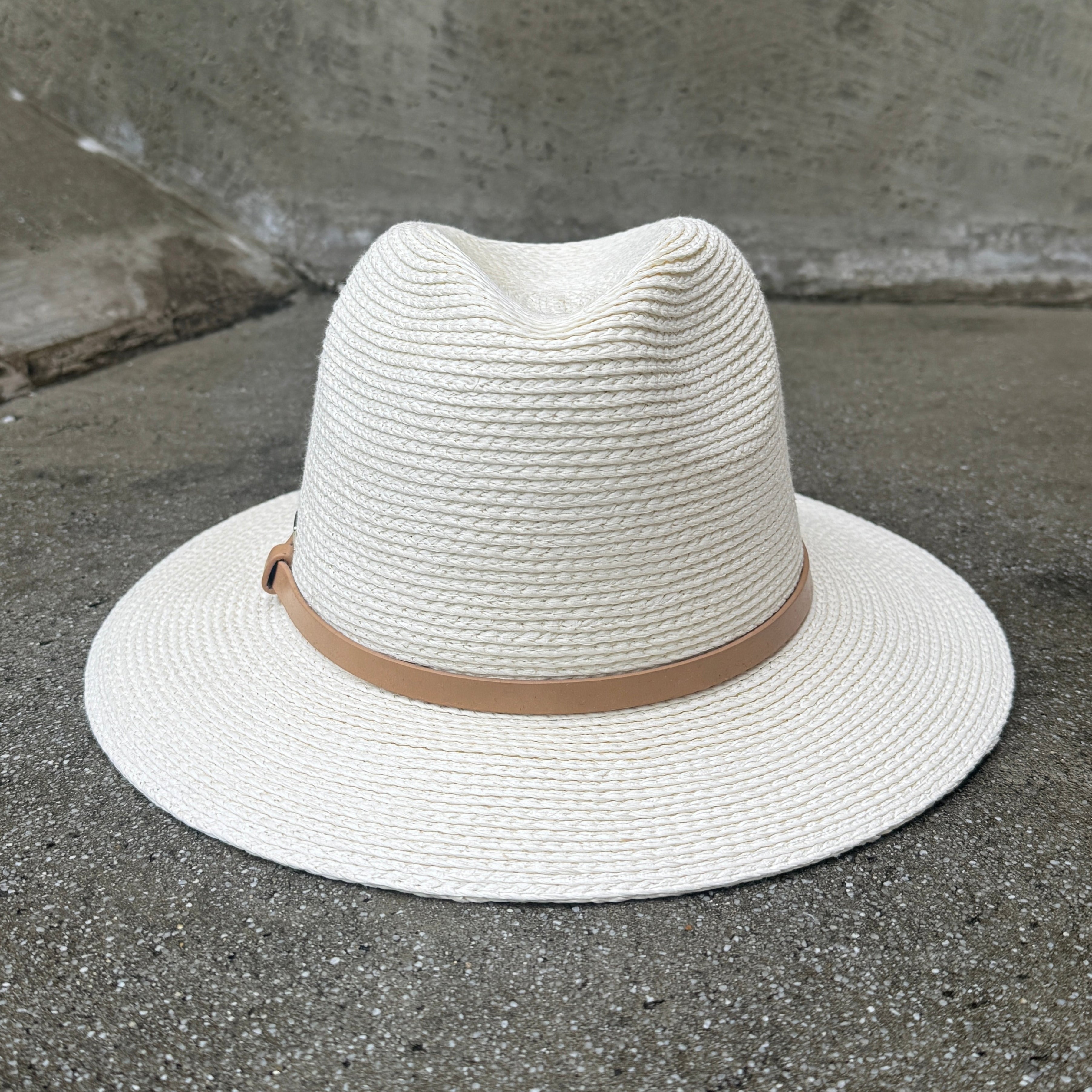 Nina - Elevated Crown Panama-style Safari Hat