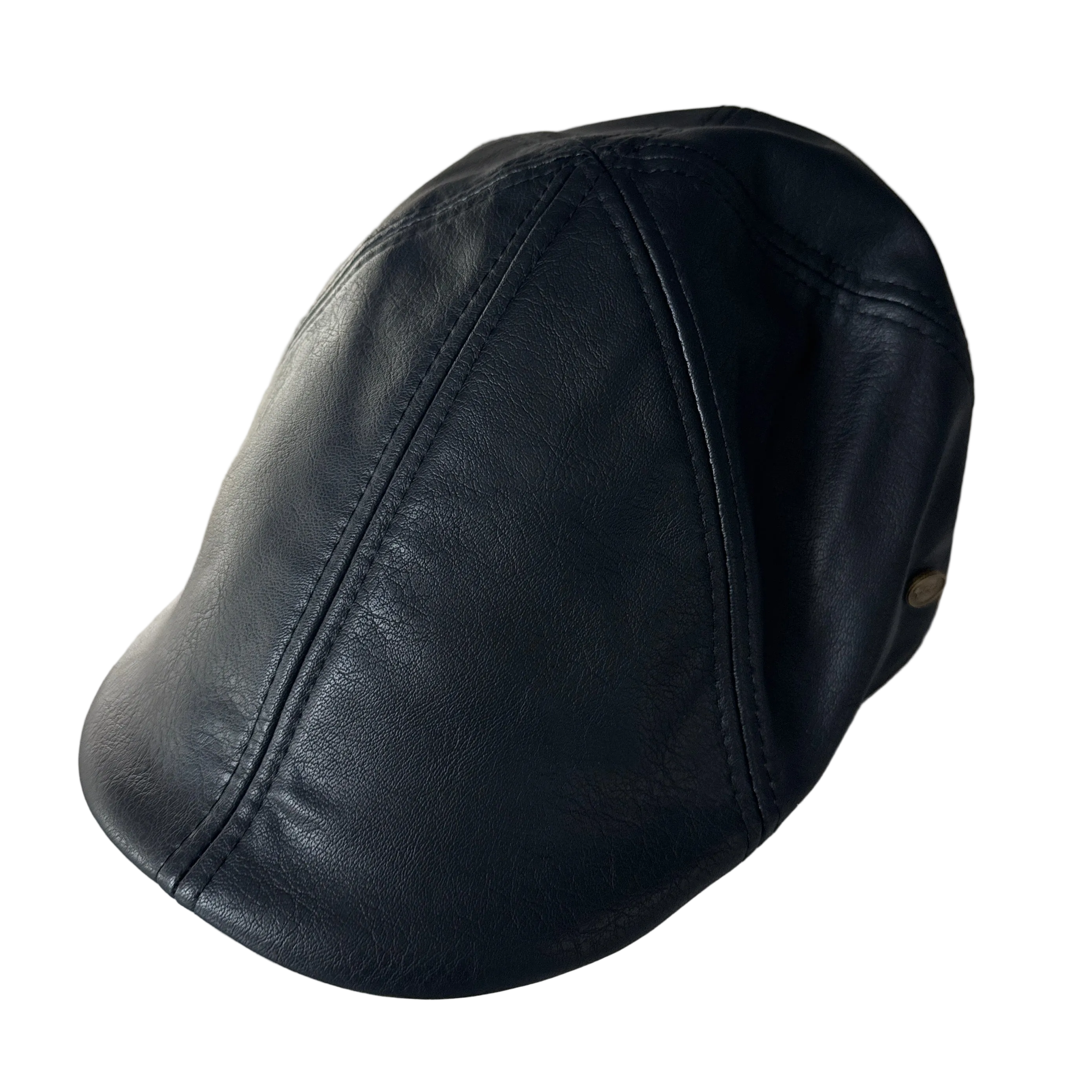 Arthur - Faux Leather Ivy Cap