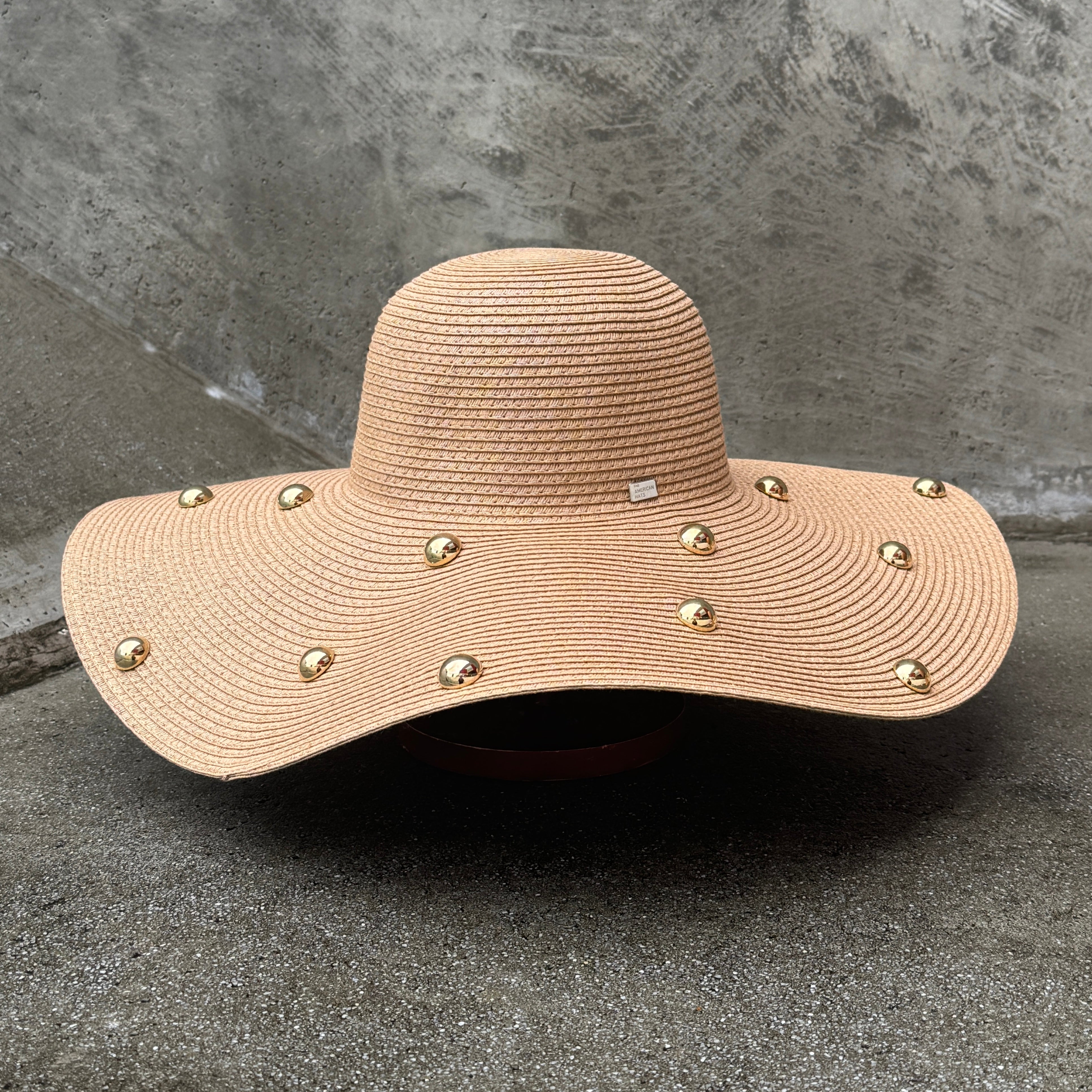 Golden Flare – Wide Floppy Hat