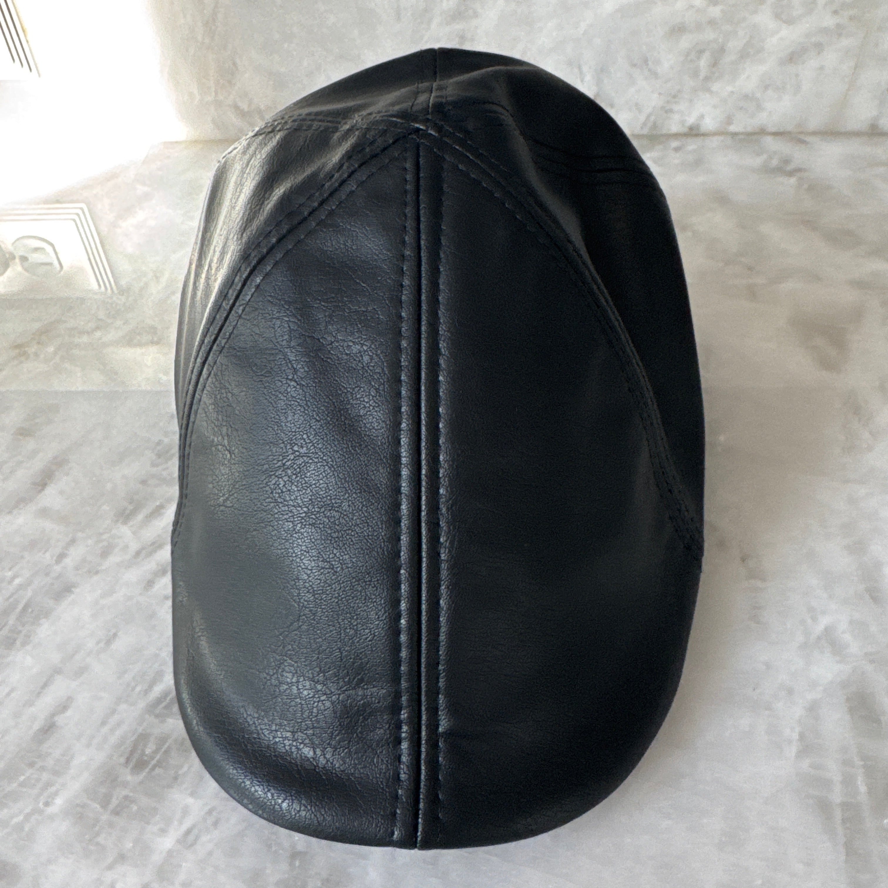 Arthur - Faux Leather Ivy Cap