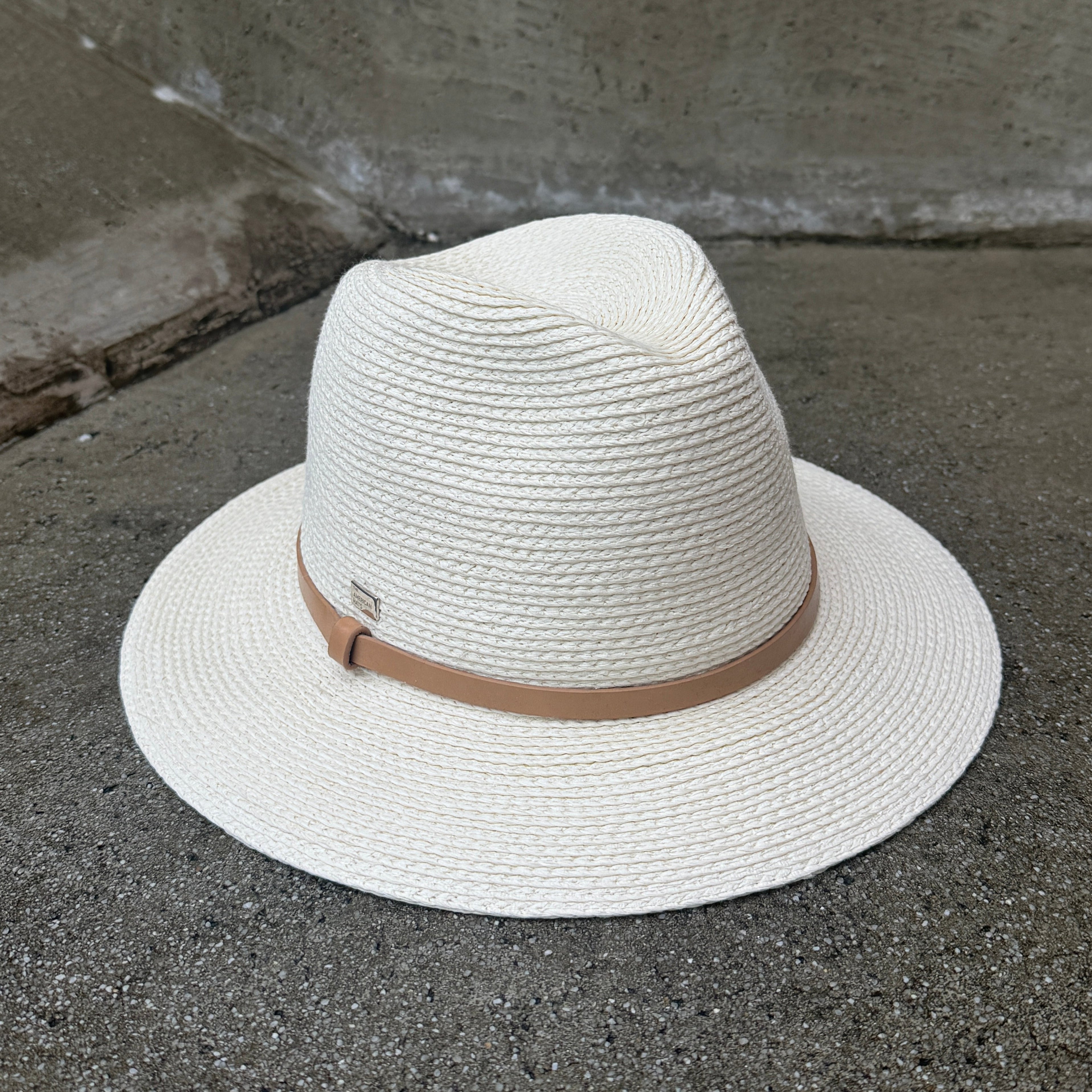 Nina - Elevated Crown Panama-style Safari Hat