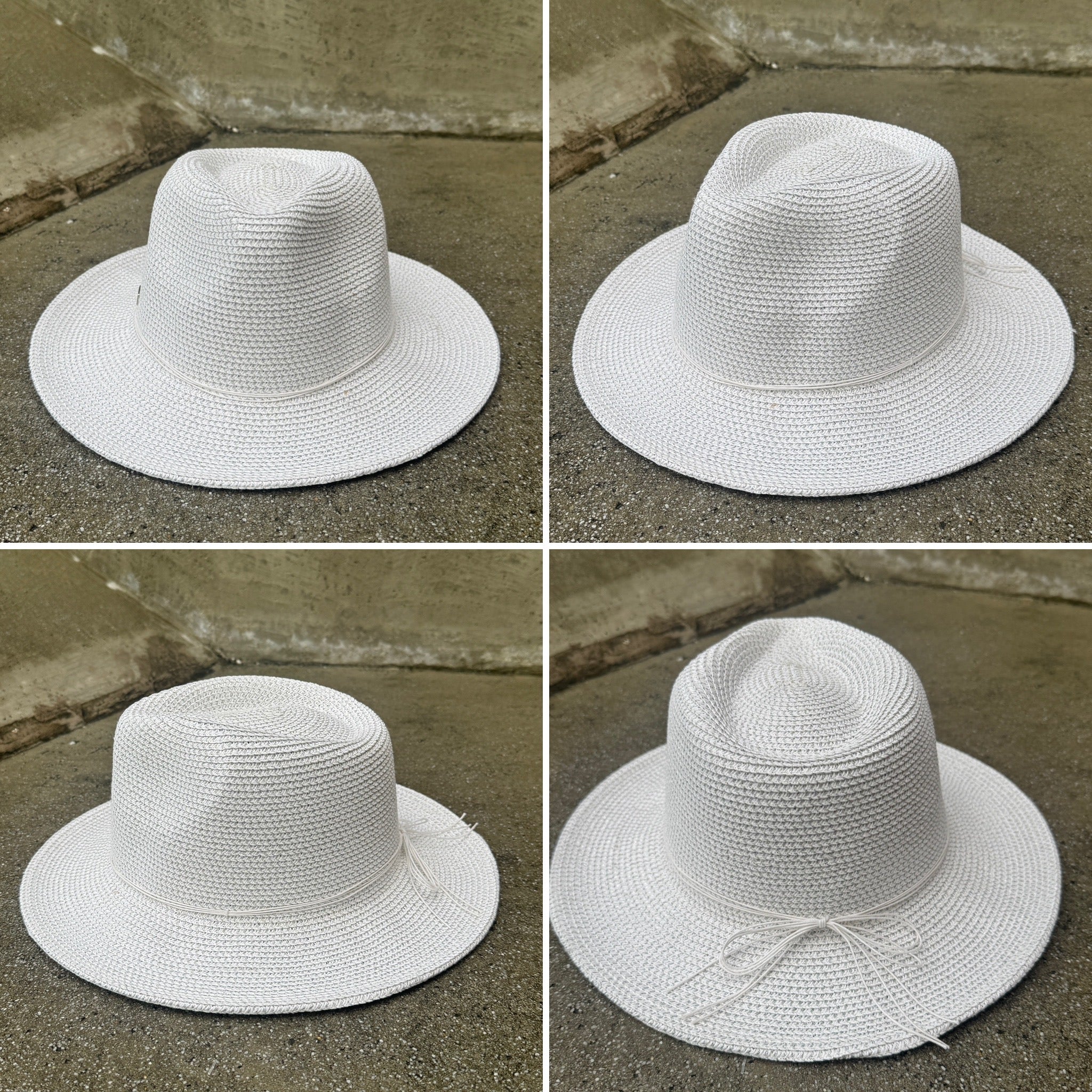 Celine - Shiny Panama-Style Safari Hat