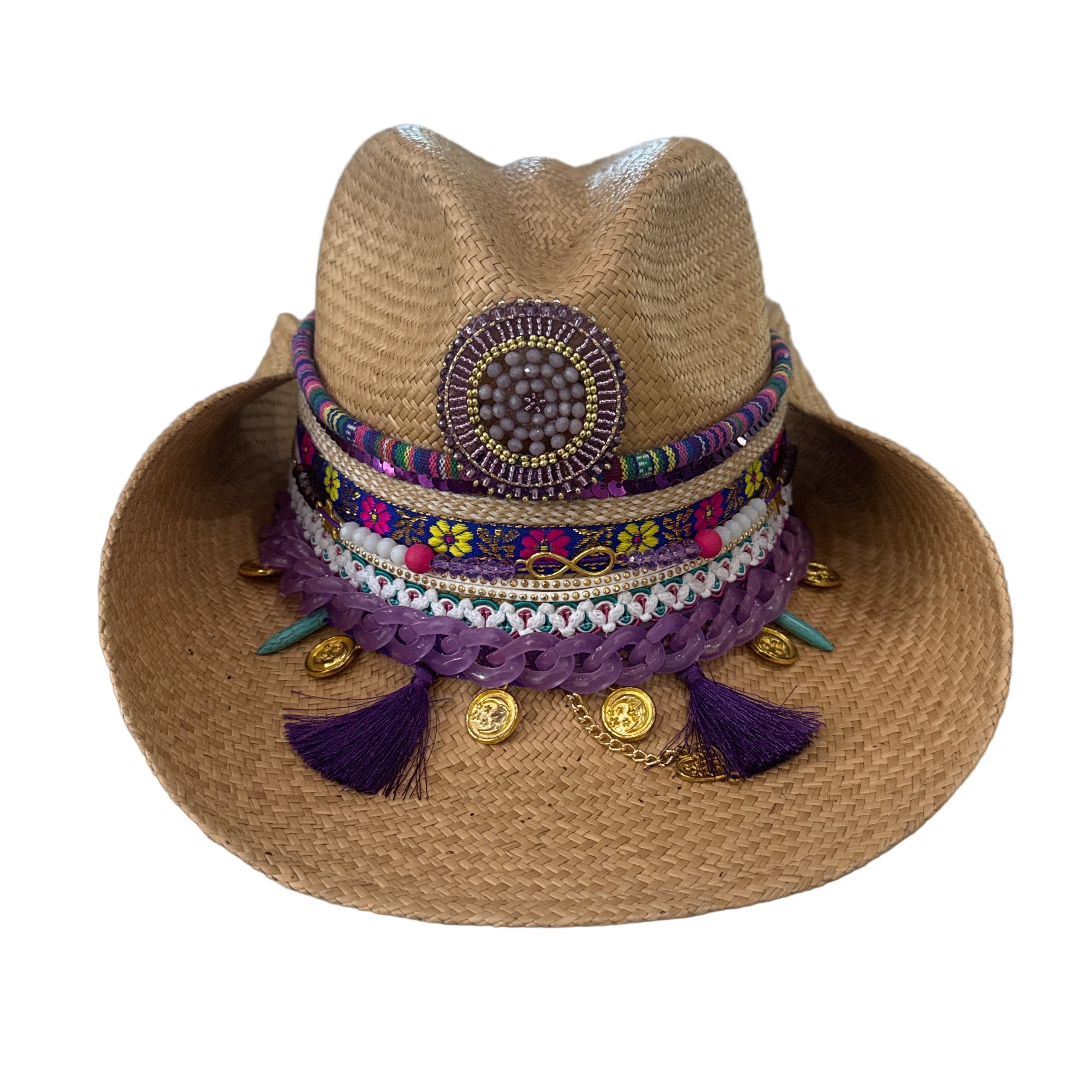 Tina - Straw Cowboy Hat