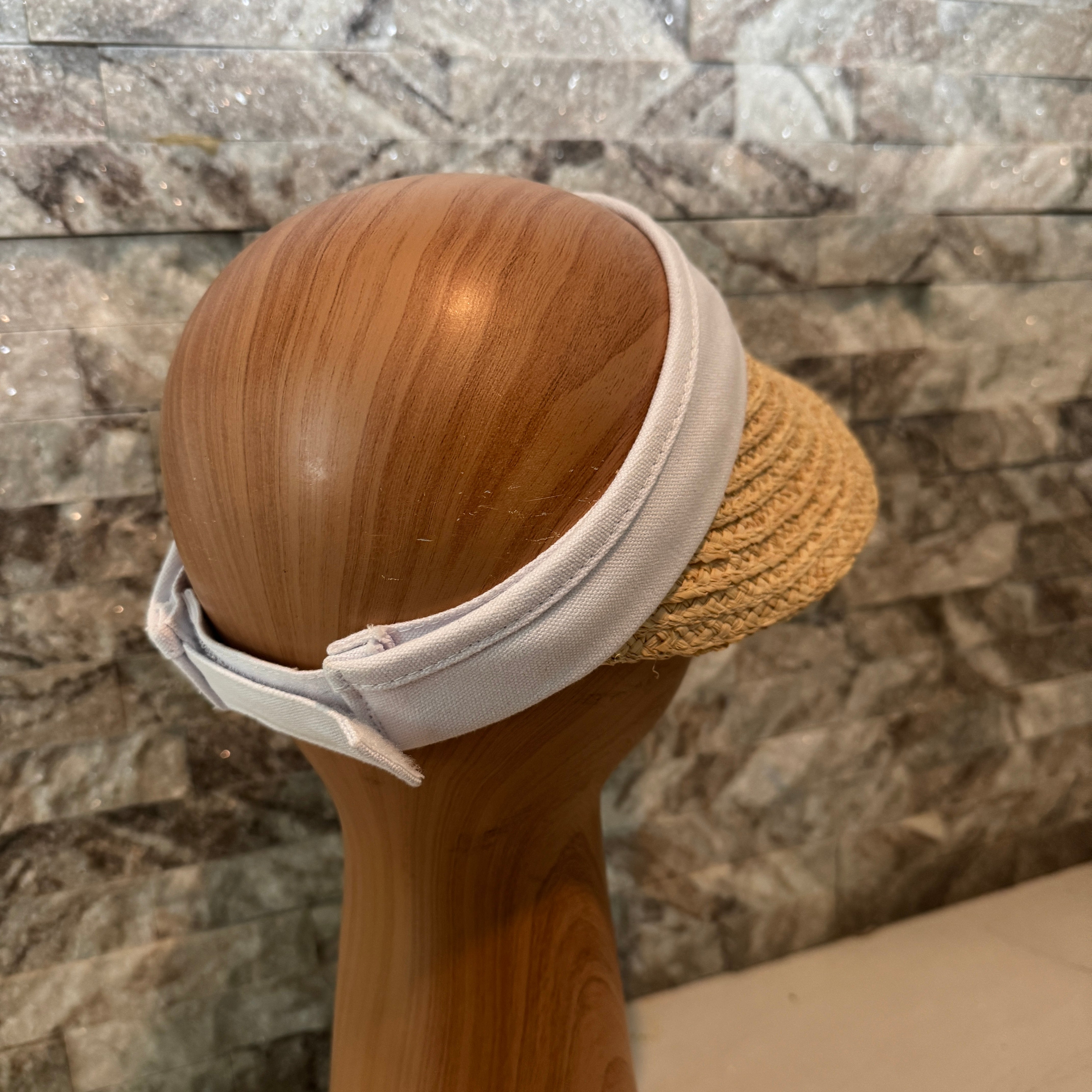 Amelia - Straw Sun Visor