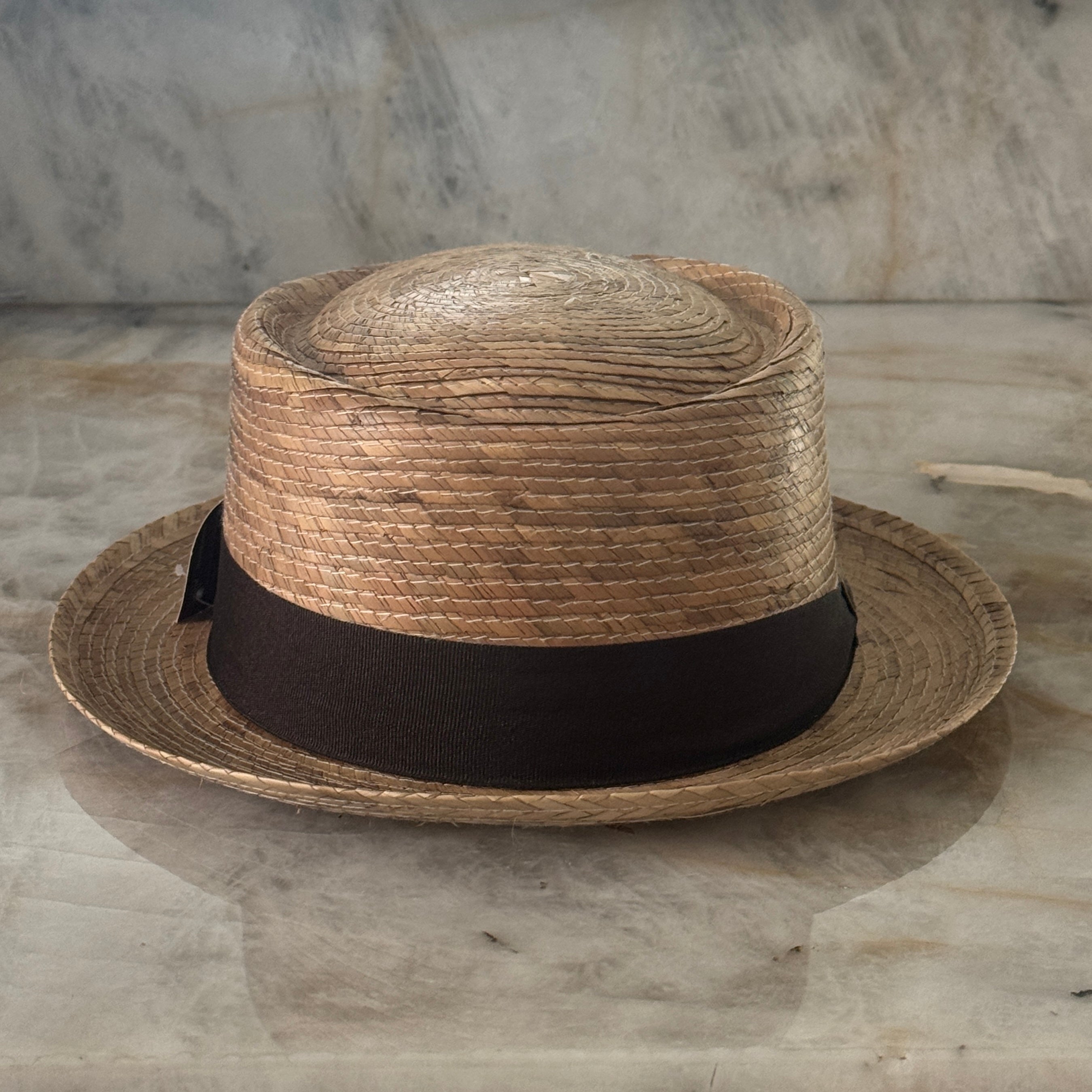 Liam - Palm Pork Pie Hat