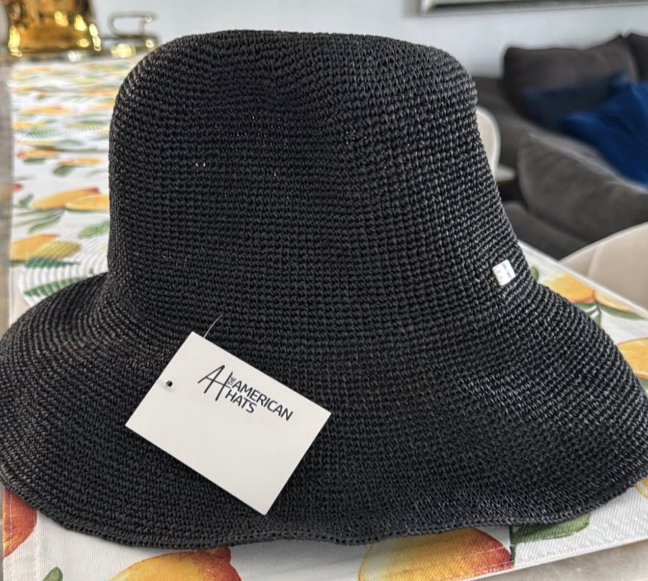 Valentina - Straw Crochet Bucket Hat