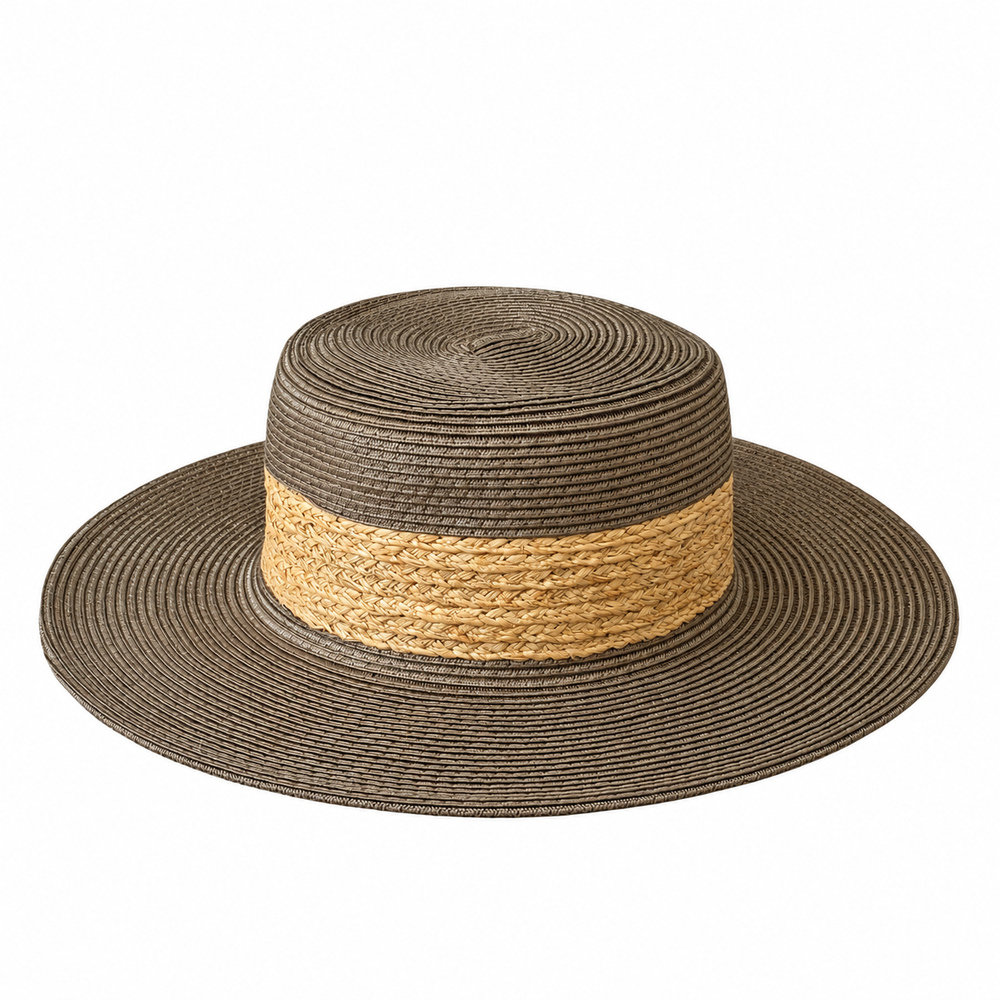 Emma - Vintage Boater Hat