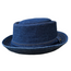 Pork pie hat, boater hat, gambler hat, flat top hat, up brim hat, hat for women, hat for men, short brim hat, sun hat, denim hat