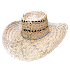 Leon - Palm Boater Hat