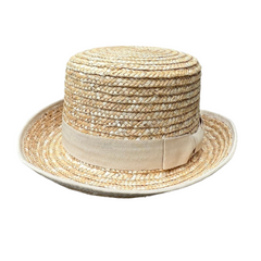 San Sebastian - Hi Crown Boater Hat