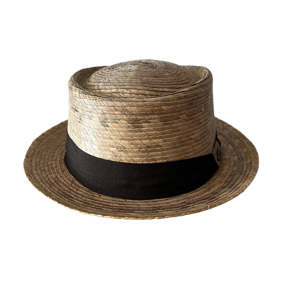 Palermo - Palm Leaf Boater Hat