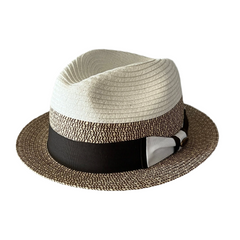 Leo - Structured Fedora with Convertible Brim