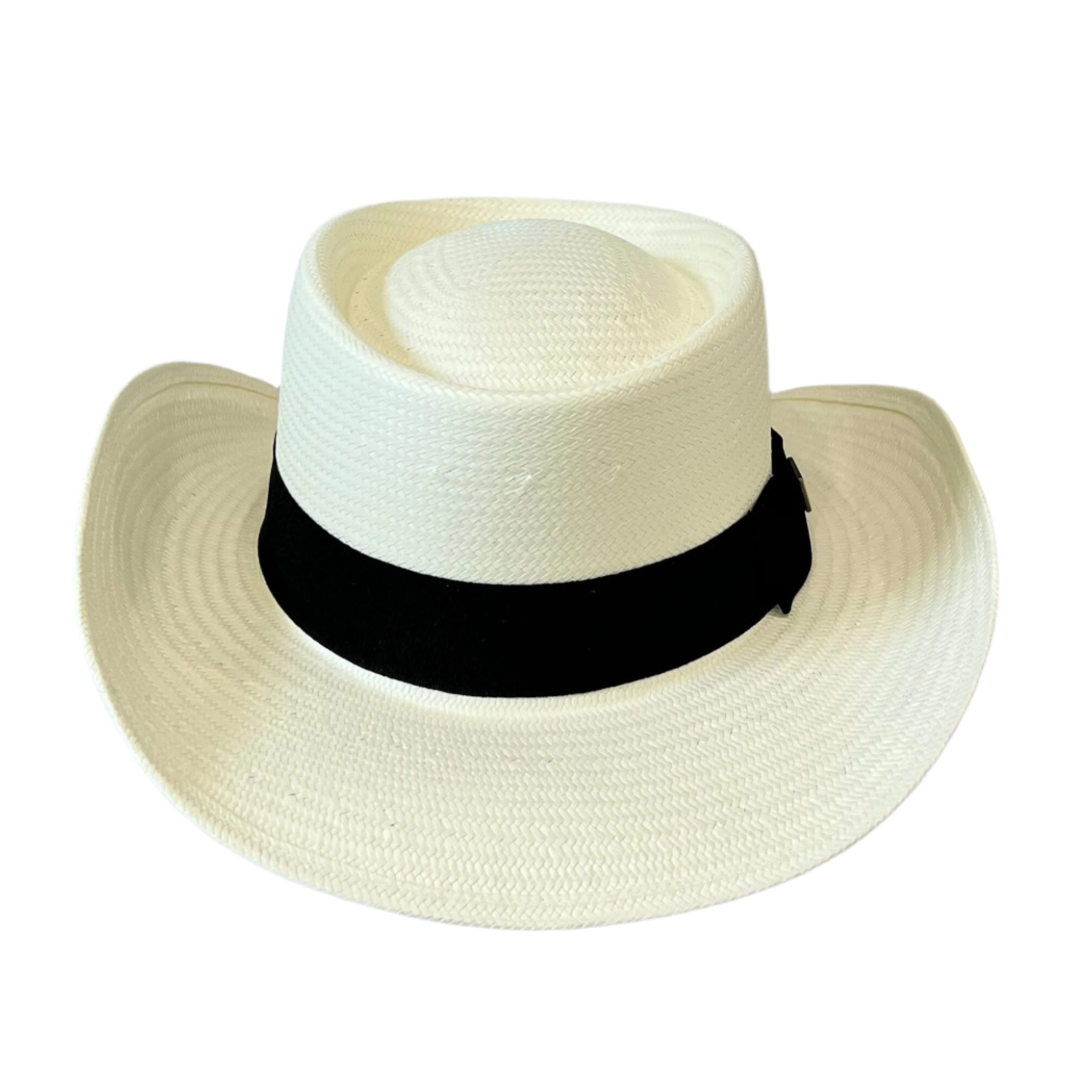 Jacinto - Straw Boater Hat Up Brim