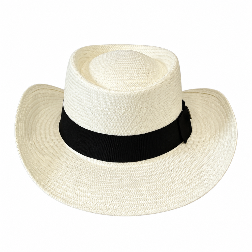 Jacinto - Straw Boater Hat Up Brim
