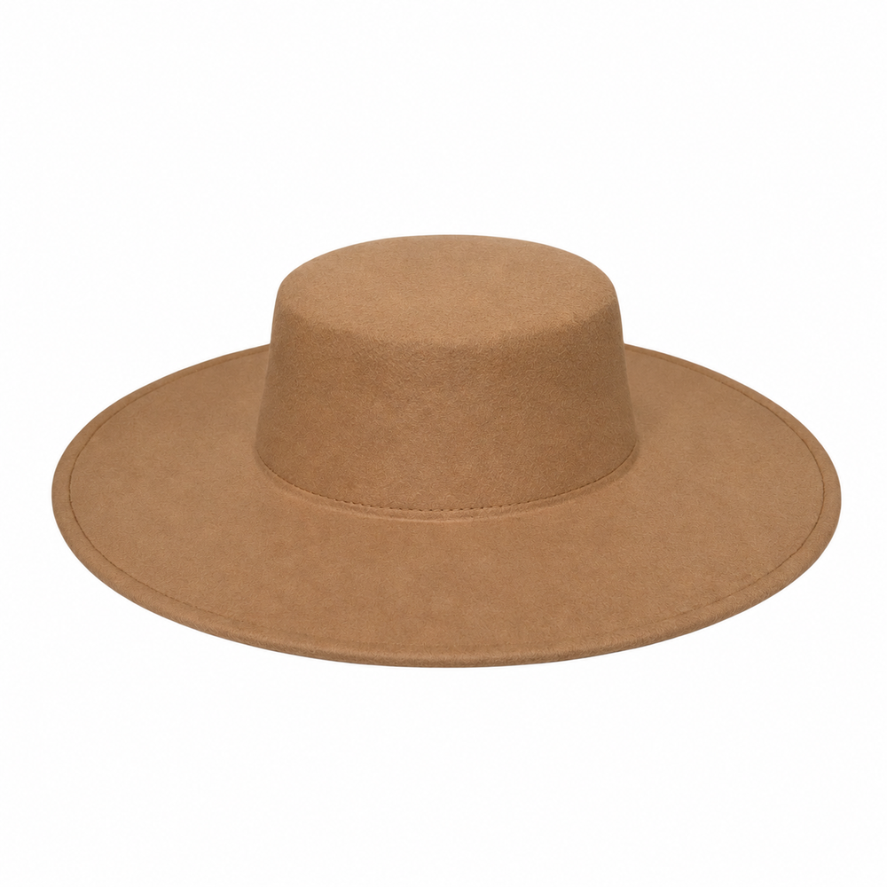 Nilo - Flat Brim Boater Hat