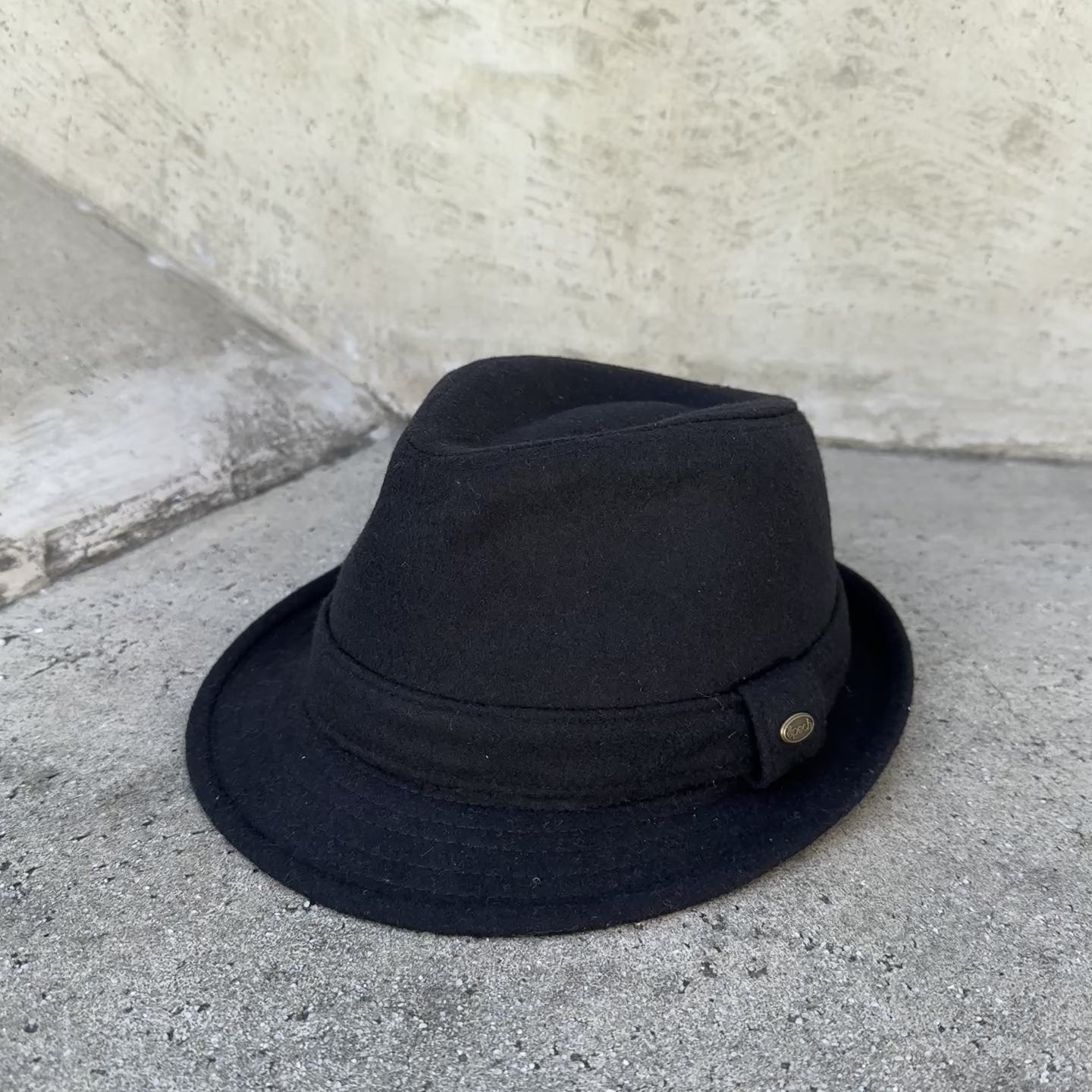 Load video: Mario - Wool Fedora Hat