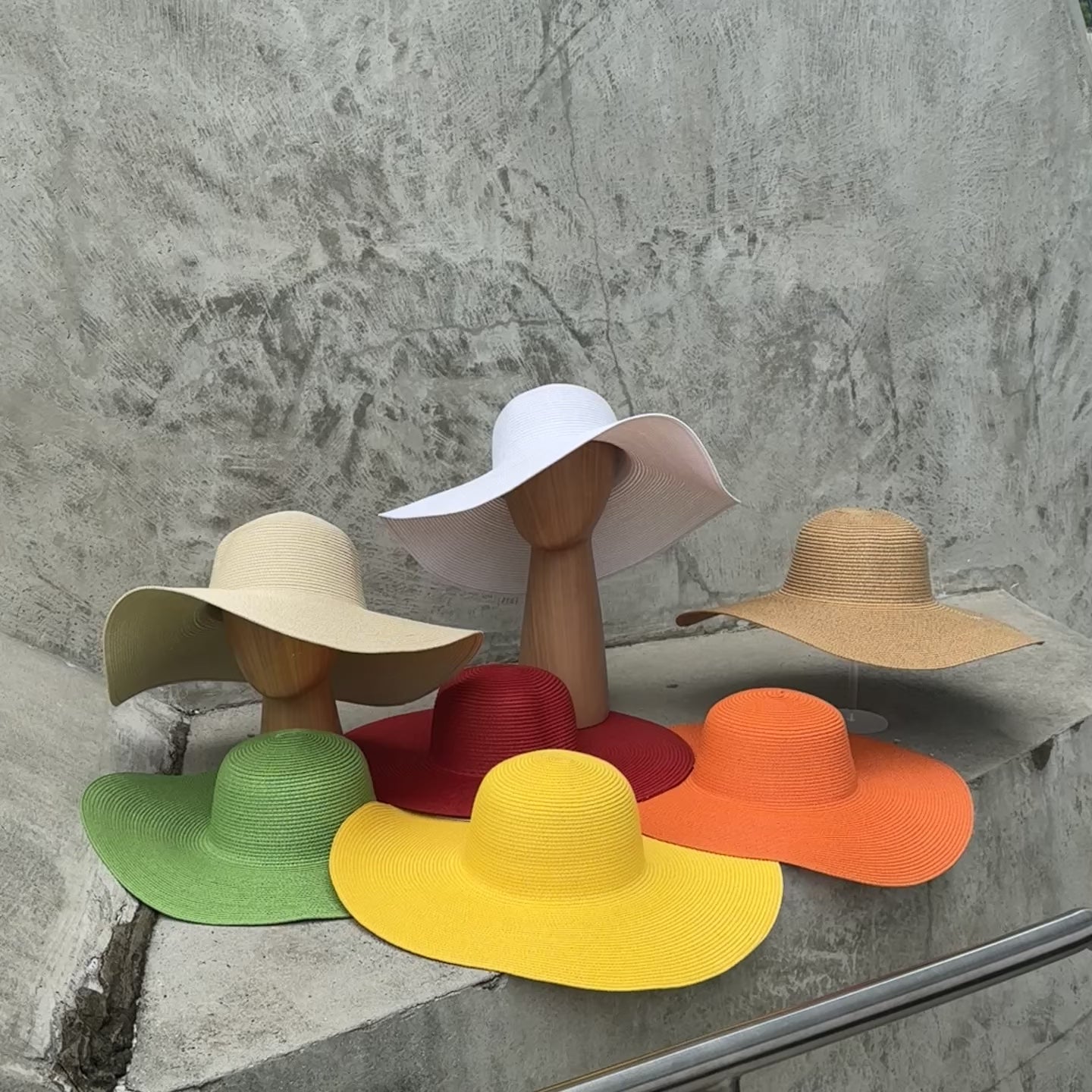 Load video: Wide &amp; Floppy Brim Hat
